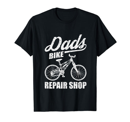 Bike Repair Shop Funny Dad Mountain T-Shirt - Aesthetic Graphic Unisex - T-Shirt, Sweatshirt, Hoodie