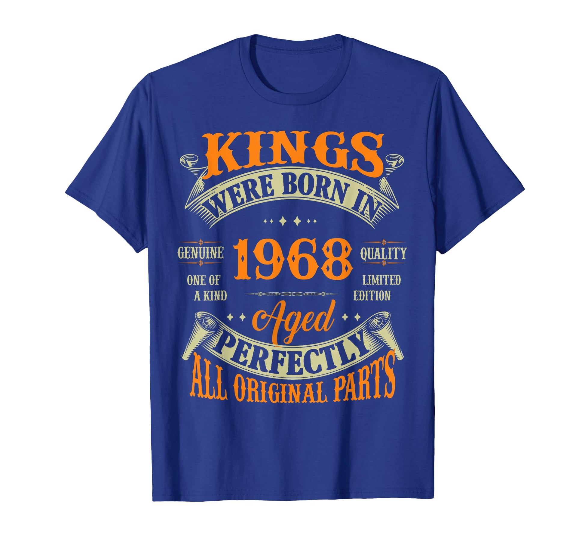 56Th Birthday Gift Kings Born 1968 56 T-Shirt - Novelty Apparel Unisex - T-Shirt, Sweatshirt, Hoodie