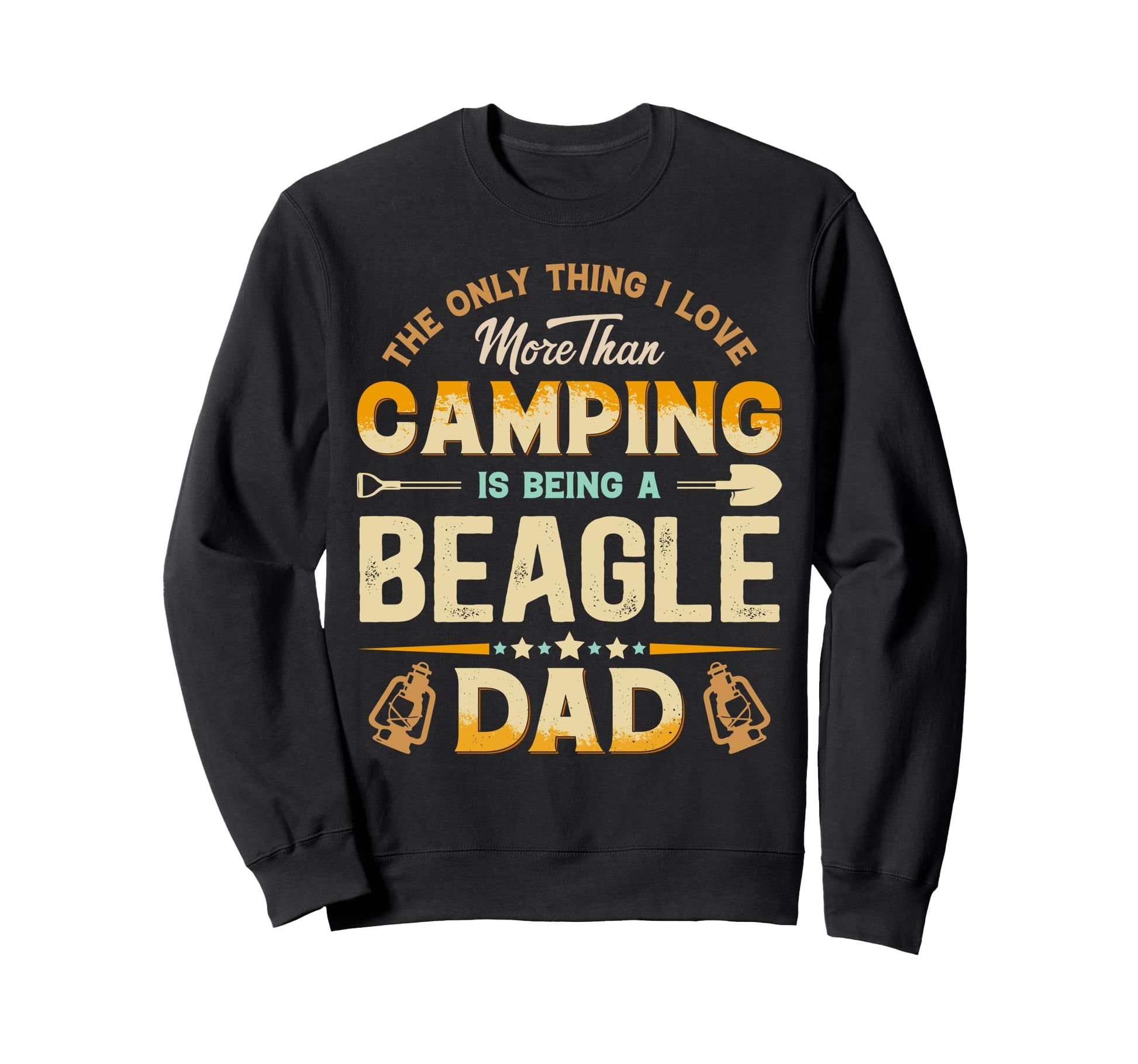 Funny Camping Fathers Day Beagle Sweatshirt - Streetwear Style for Adults - T-Shirt, Sweatshirt, Hoodie