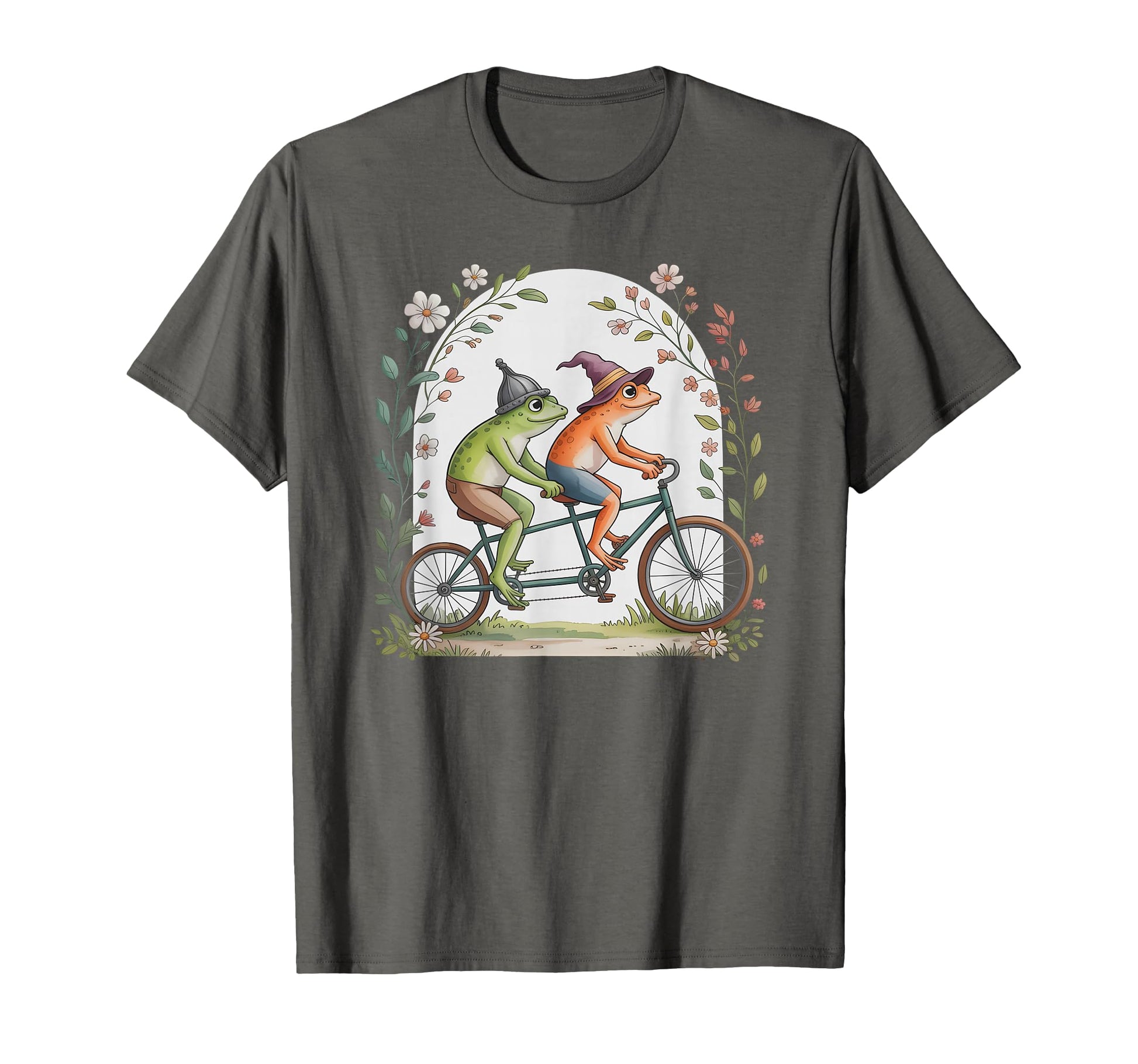 Motivational Bicycle Frog Tandem Cycling T-Shirt - Streetwear Style Unisex - T-Shirt, Sweatshirt, Hoodie