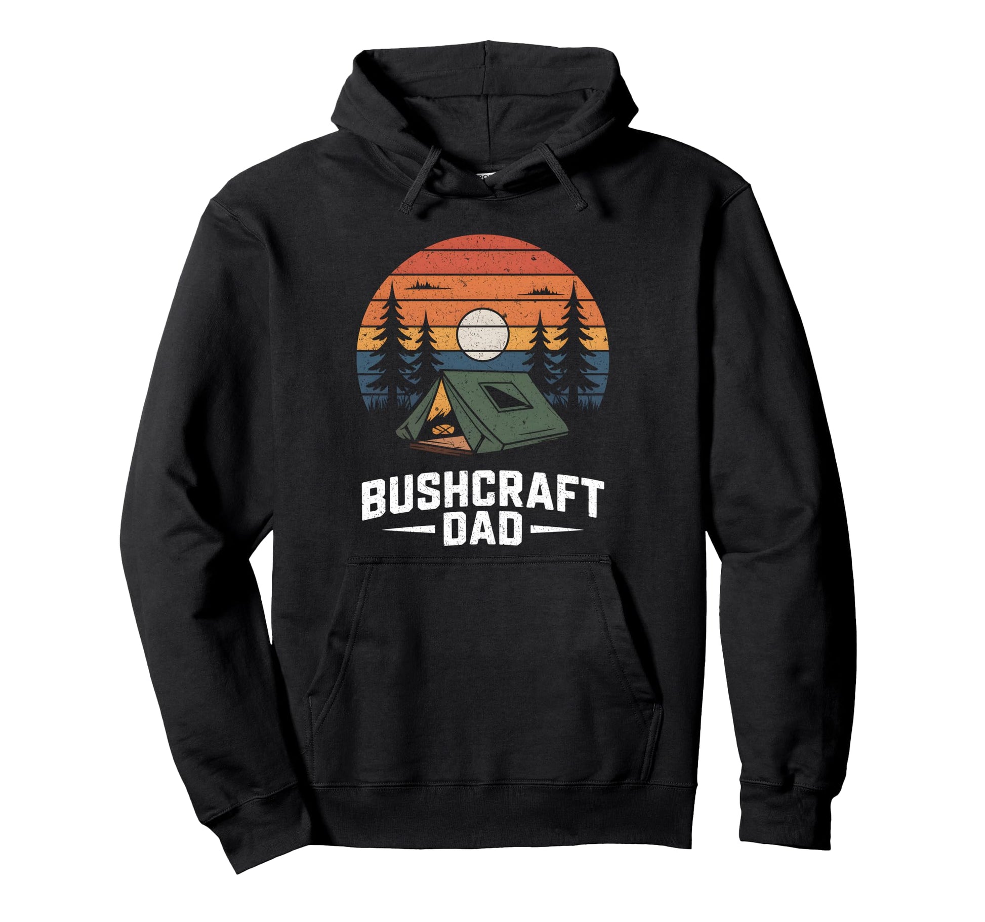 Bushcraft Dad Camping Outdoor Hoodie - Streetwear Style for Adults - T-Shirt, Sweatshirt, Hoodie
