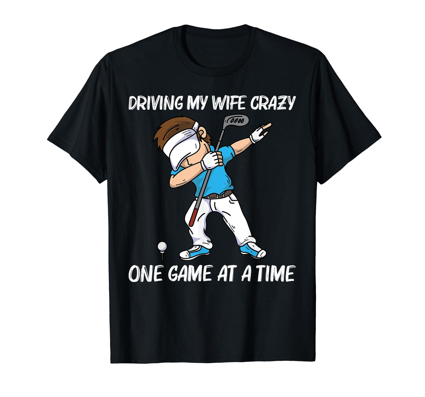 Golf Dad Golfing Golf Cart Par T-Shirt - Custom Art Print Men Women - T-Shirt, Sweatshirt, Hoodie
