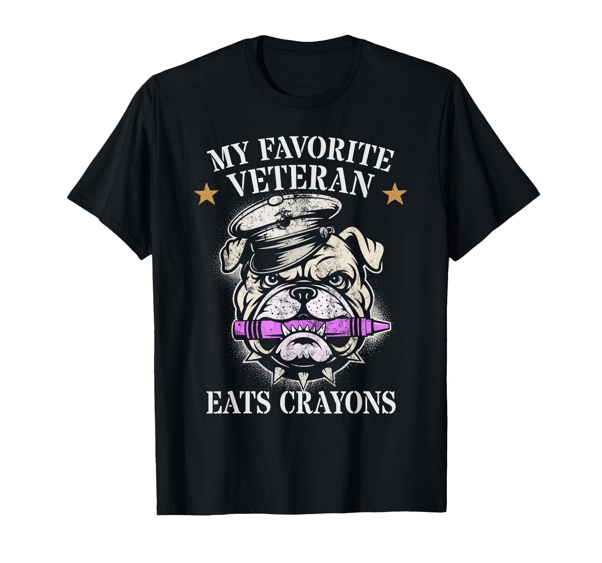 My Favorite Veteran Eats Crayons Squad T-Shirt - Graphic Print Unisex - T-Shirt, Sweatshirt, Hoodie
