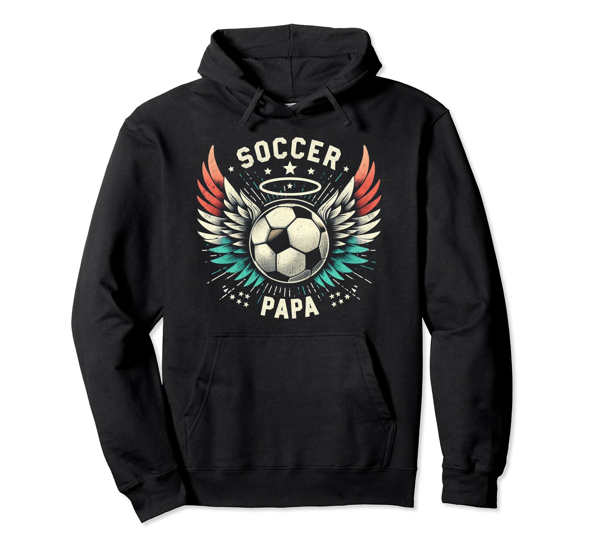 Soccer Papa Family Matching Dad Hoodie - Minimalist Print Men Women - T-Shirt, Sweatshirt, Hoodie