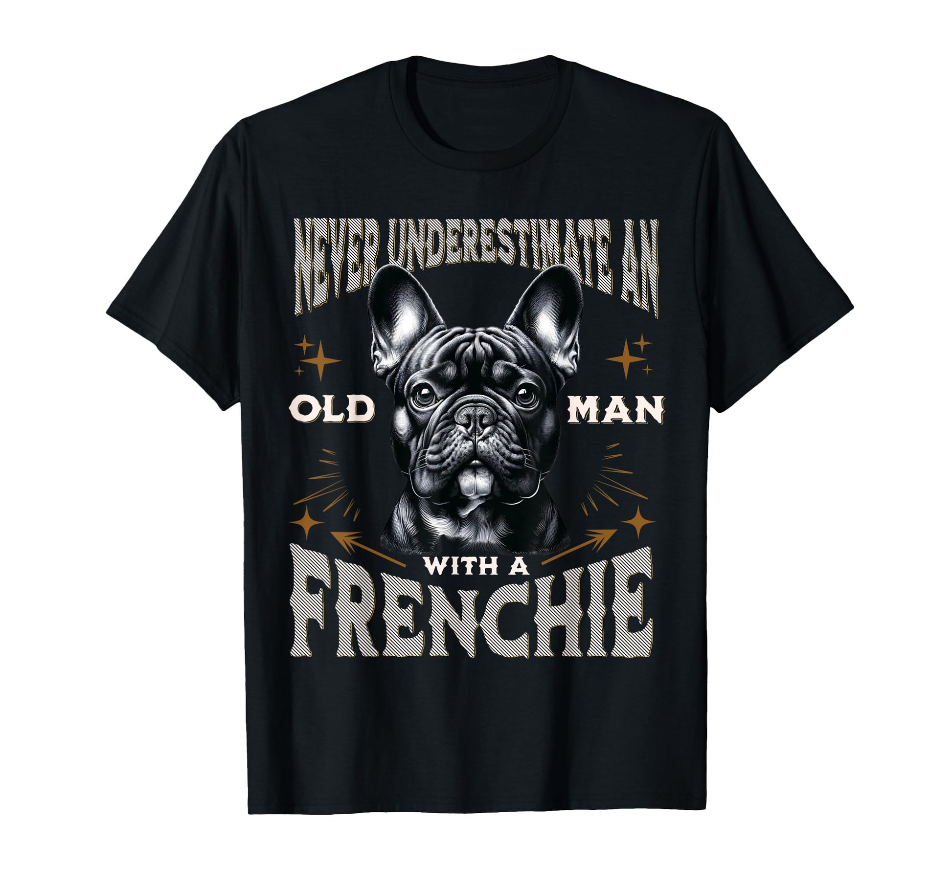 Funny French Bulldog Dad Grandpa T-Shirt - Trendy Graphic for Adults - T-Shirt, Sweatshirt, Hoodie