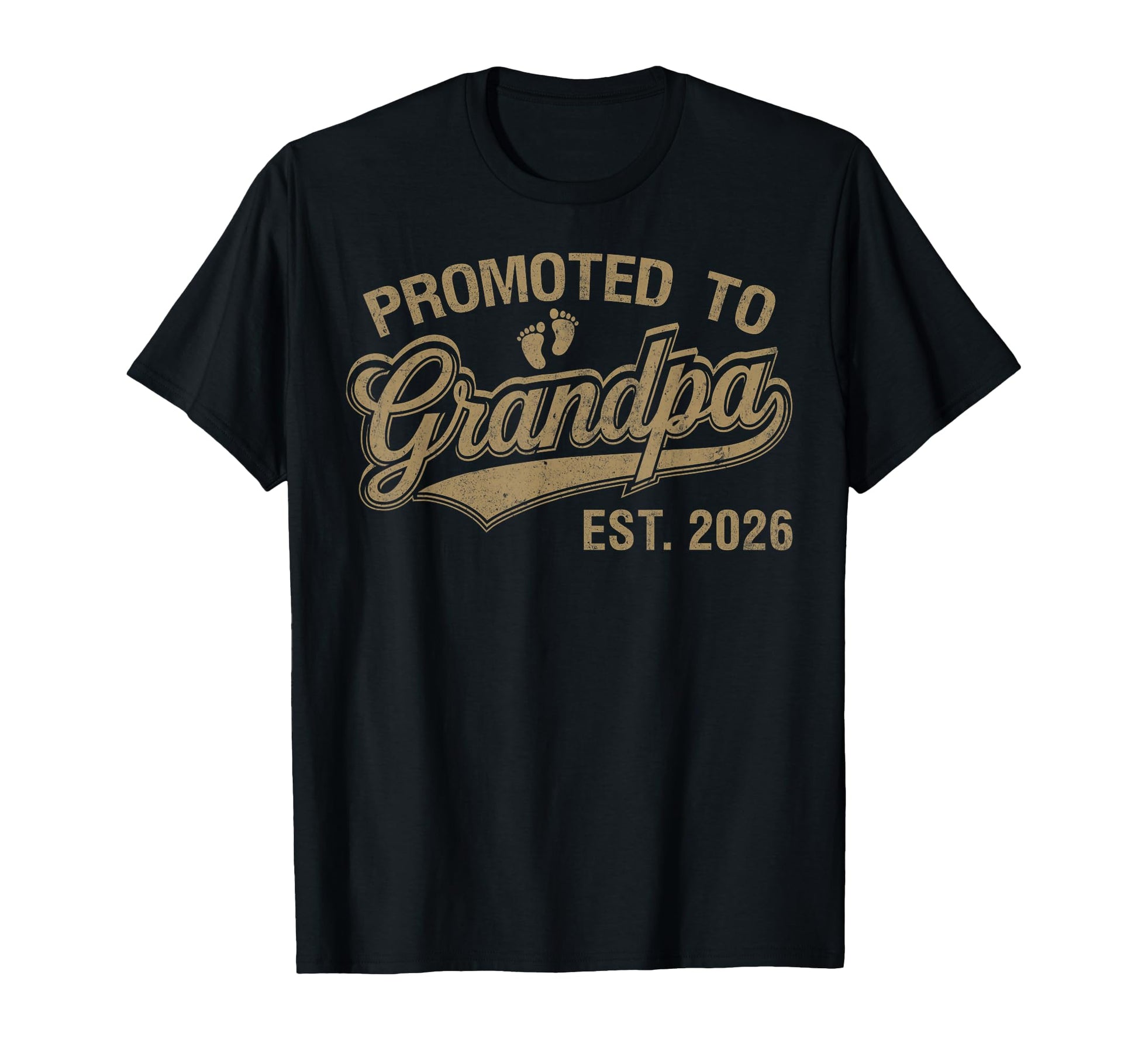 Mens Promoted To Grandpa Est 2026 T-Shirt - Trendy Graphic Men Women - T-Shirt, Sweatshirt, Hoodie