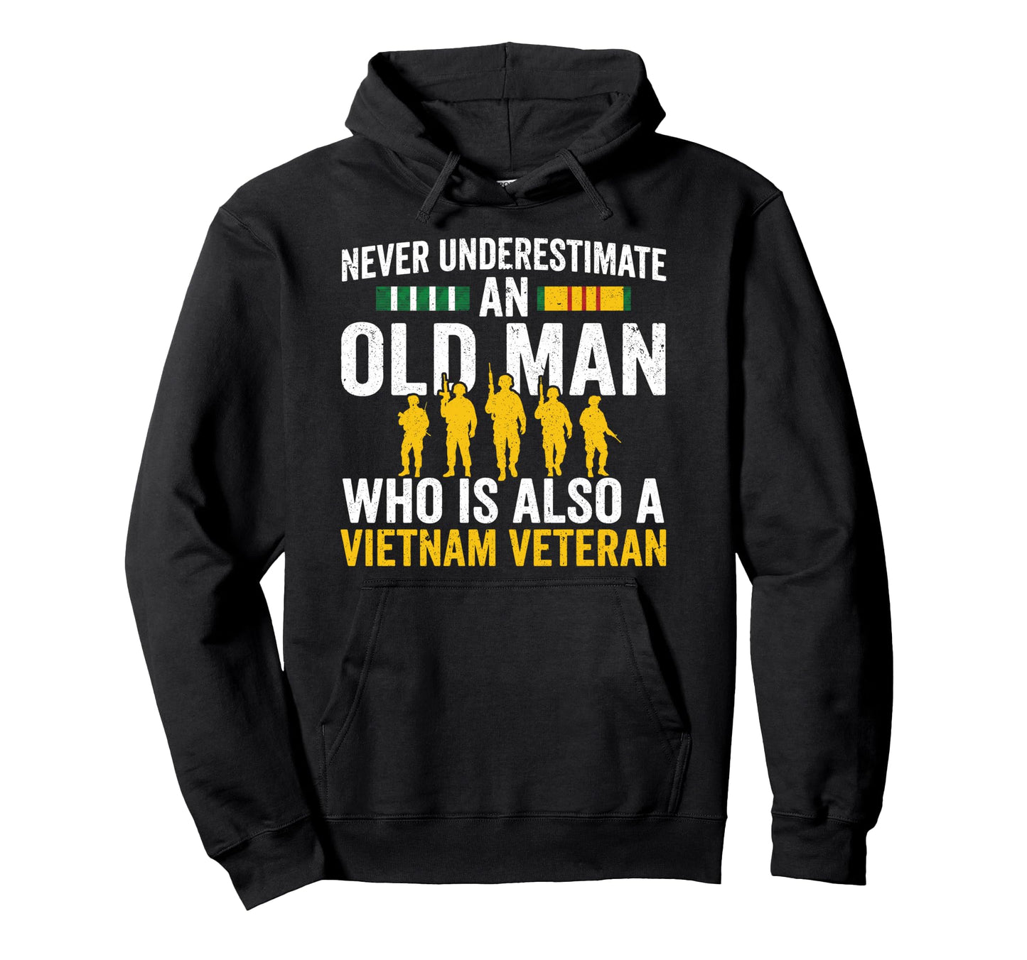 Never Underestimate Old Who Is Also Hoodie - Minimalist Print Men Women - T-Shirt, Sweatshirt, Hoodie