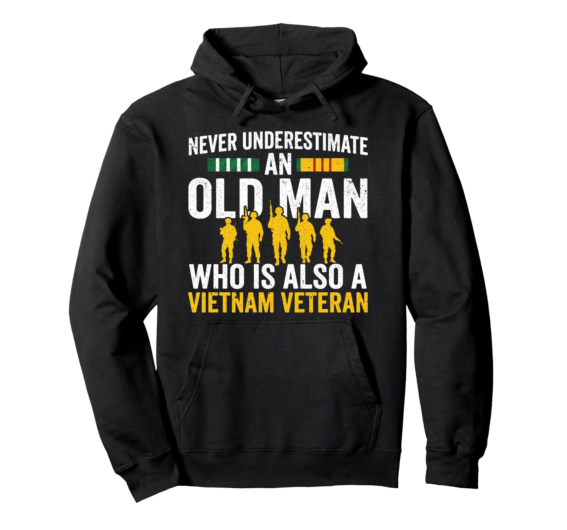 Never Underestimate Old Who Is Also Hoodie - Minimalist Print Men Women - T-Shirt, Sweatshirt, Hoodie