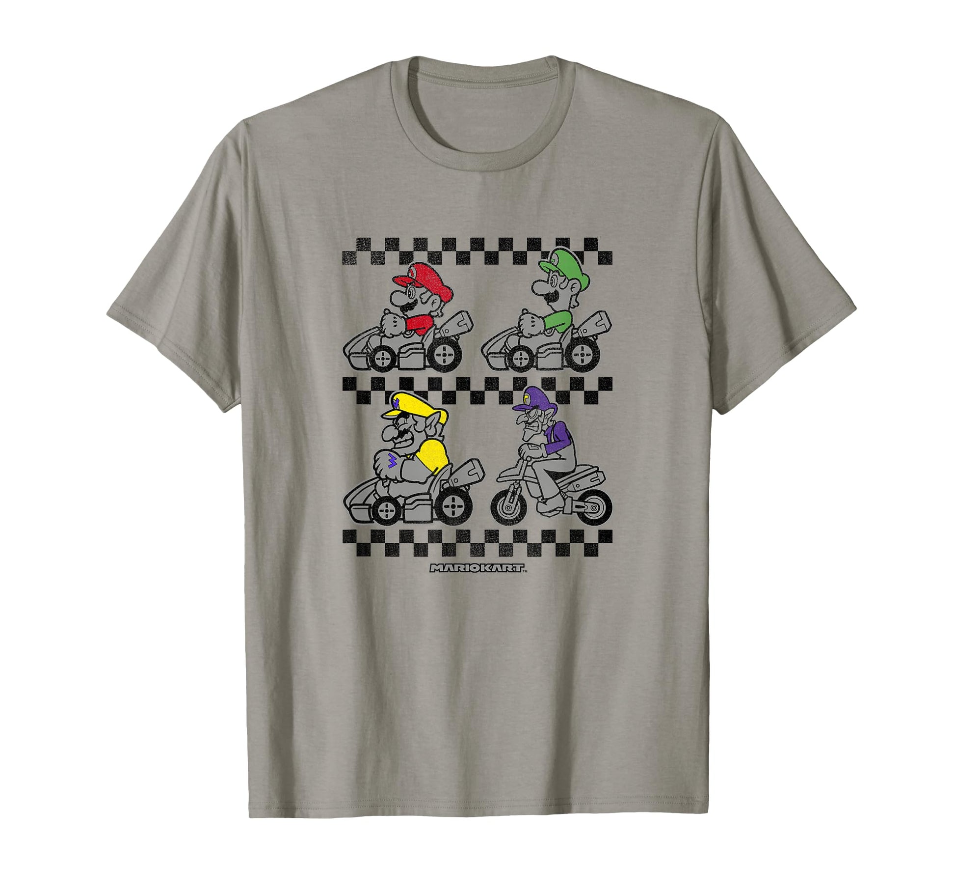 Mario Kart Color Pop Drag Race T-Shirt - Graphic Print for Adults - T-Shirt, Sweatshirt, Hoodie