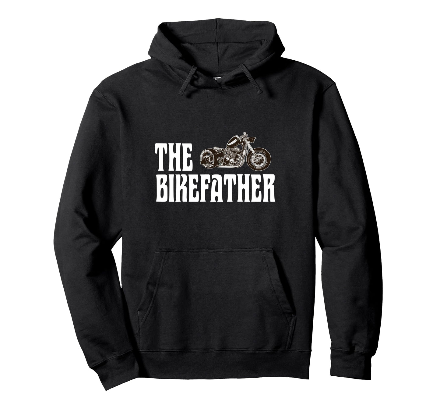 Biker Bikefather Biker Dad Funny Hoodie - Novelty Apparel for Adults - T-Shirt, Sweatshirt, Hoodie