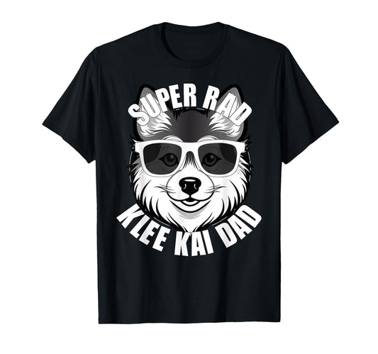 Alaskan Klee Kai Dad Puppy Dog Funny T-Shirt - Trendy Graphic for Adults - T-Shirt, Sweatshirt, Hoodie