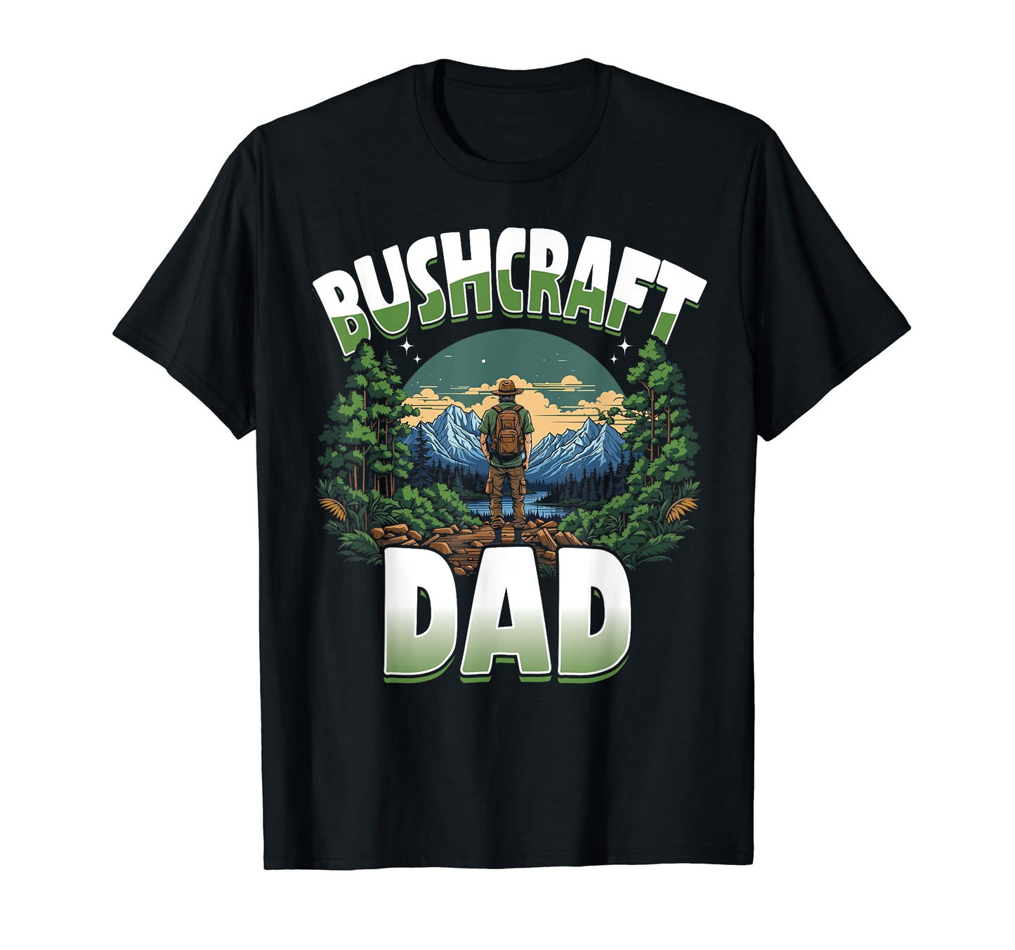 Bushcrafting Outdoor Dad Camper T-Shirt - Casual Everyday Wear for Adults - T-Shirt, Sweatshirt, Hoodie