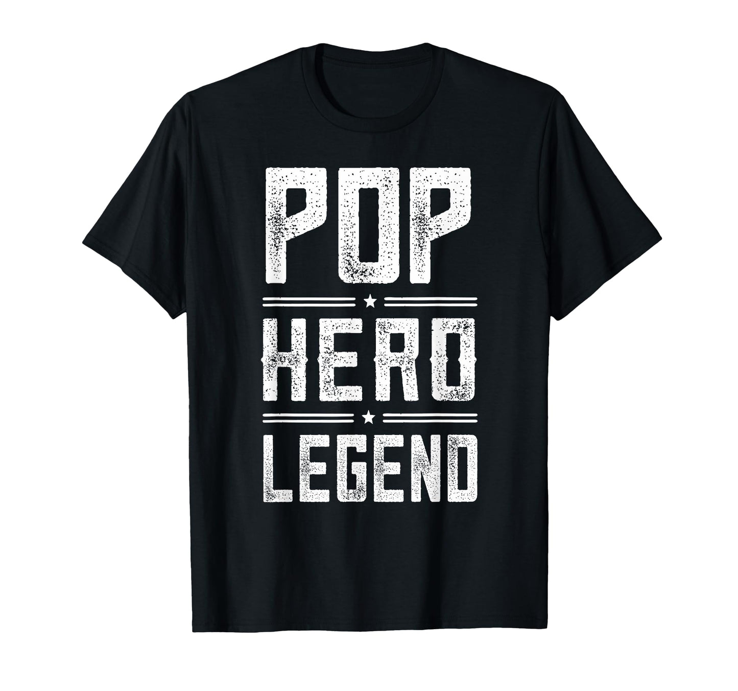Pop Hero Legend Distressed Pop T-Shirt - Aesthetic Graphic Unisex - T-Shirt, Sweatshirt, Hoodie