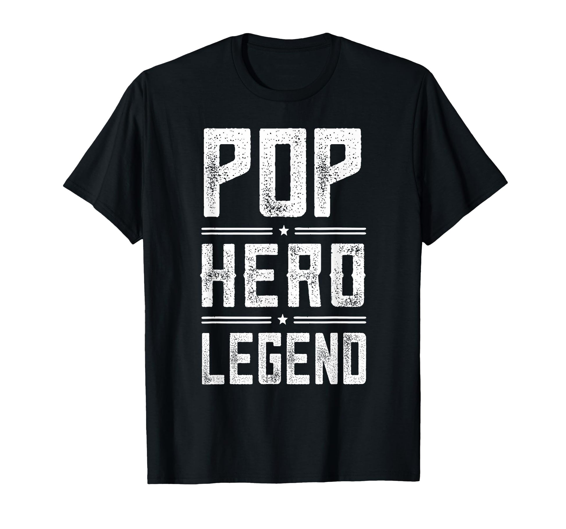 Pop Hero Legend Distressed Pop T-Shirt - Aesthetic Graphic Unisex - T-Shirt, Sweatshirt, Hoodie
