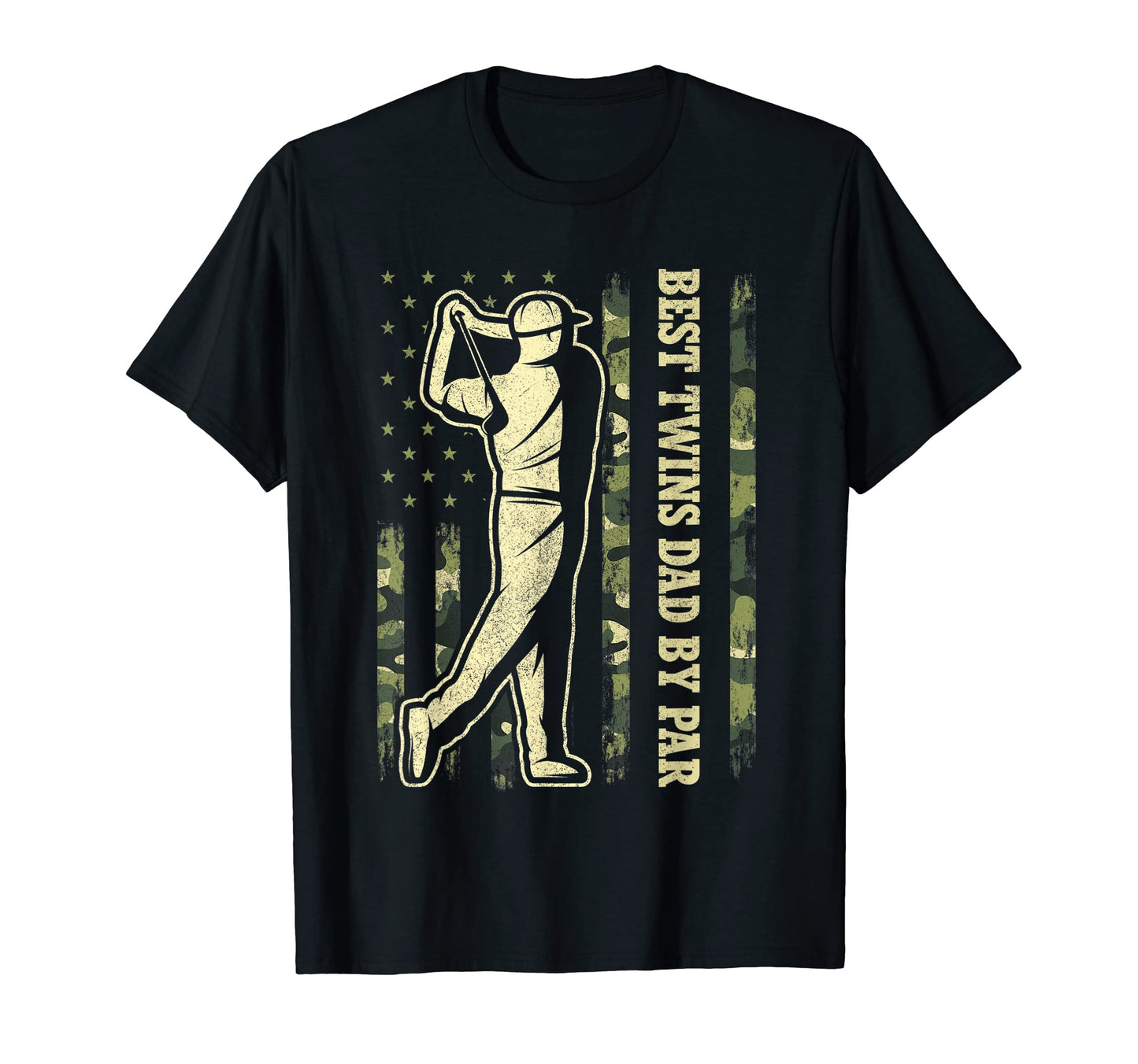 Fathers Day Golf Camo Usa Flag Best T-Shirt - Unique Graphic Men Women - T-Shirt, Sweatshirt, Hoodie