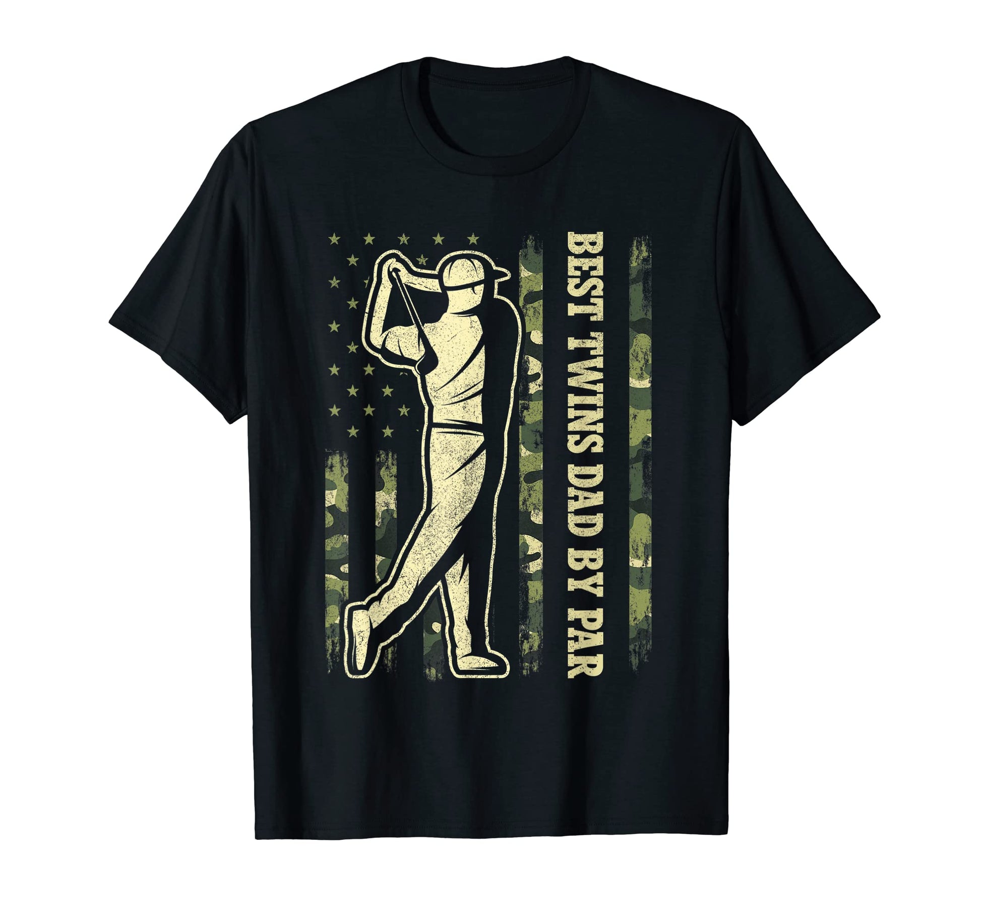 Fathers Day Golf Camo Usa Flag Best T-Shirt - Unique Graphic Men Women - T-Shirt, Sweatshirt, Hoodie