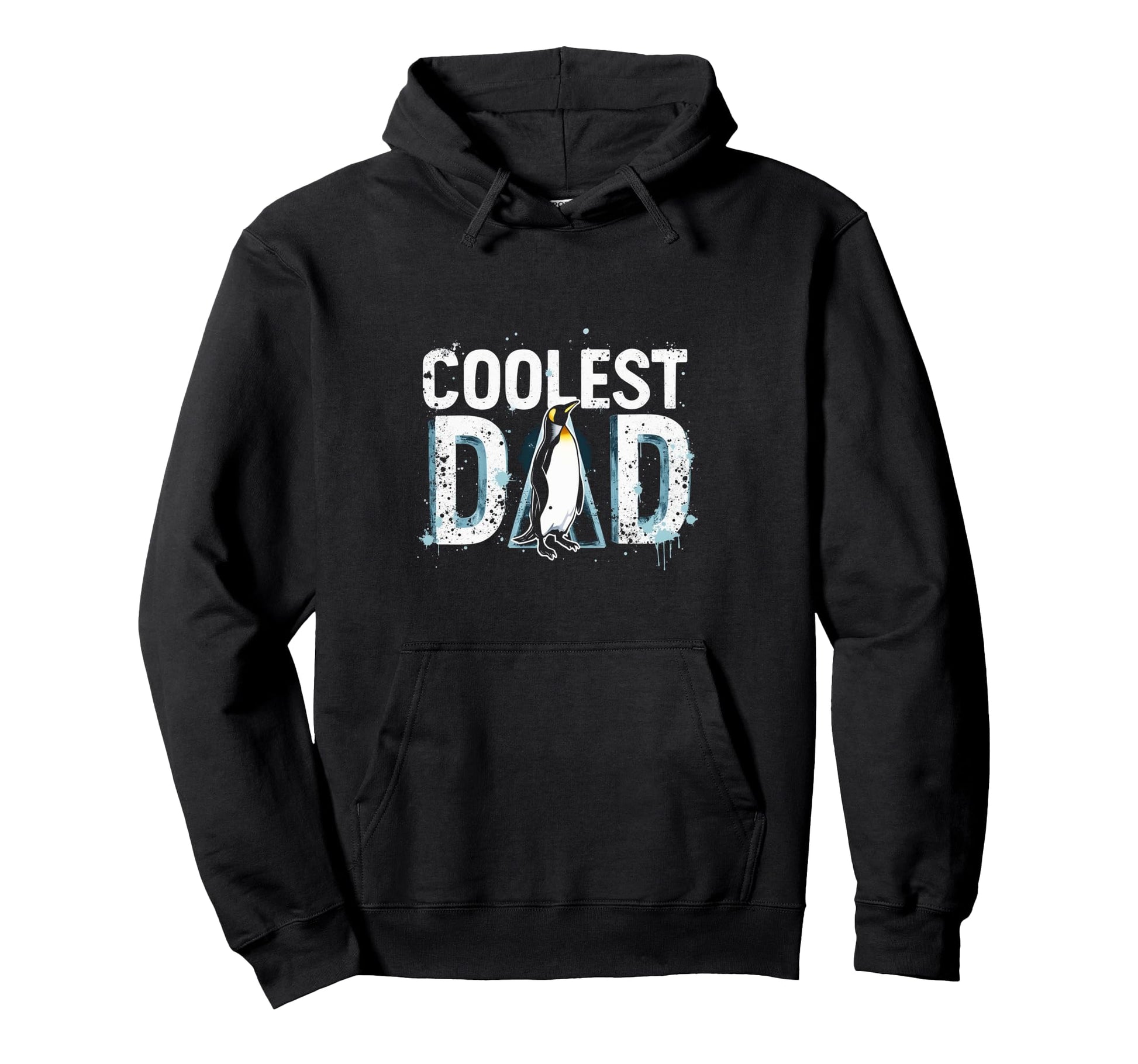 Coolest Dad Dad Penguin Hoodie - Unique Graphic for Adults - T-Shirt, Sweatshirt, Hoodie
