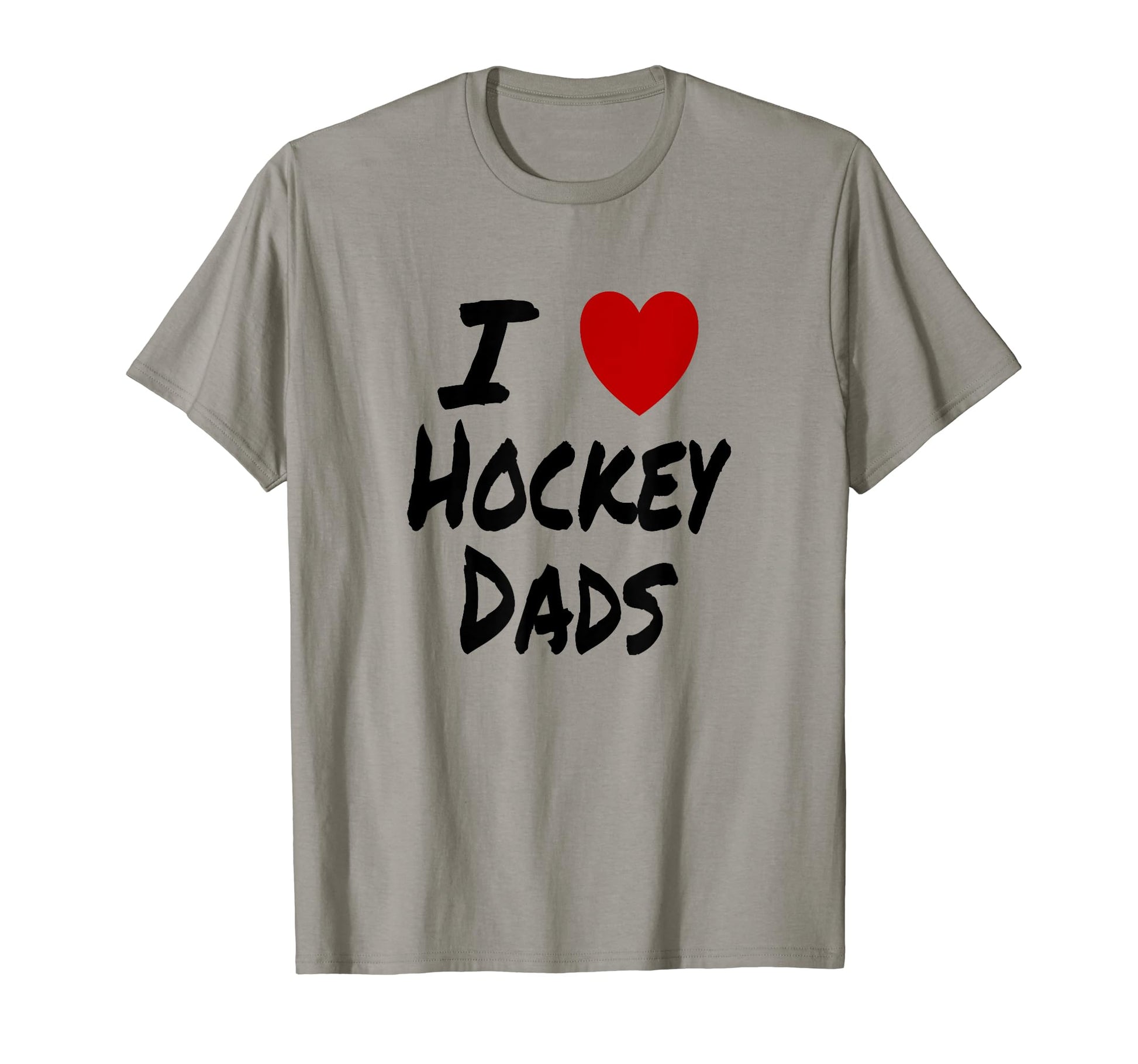 I Heart Love Hockey Dads Skating Ice T-Shirt - Minimalist Print for Adults - T-Shirt, Sweatshirt, Hoodie