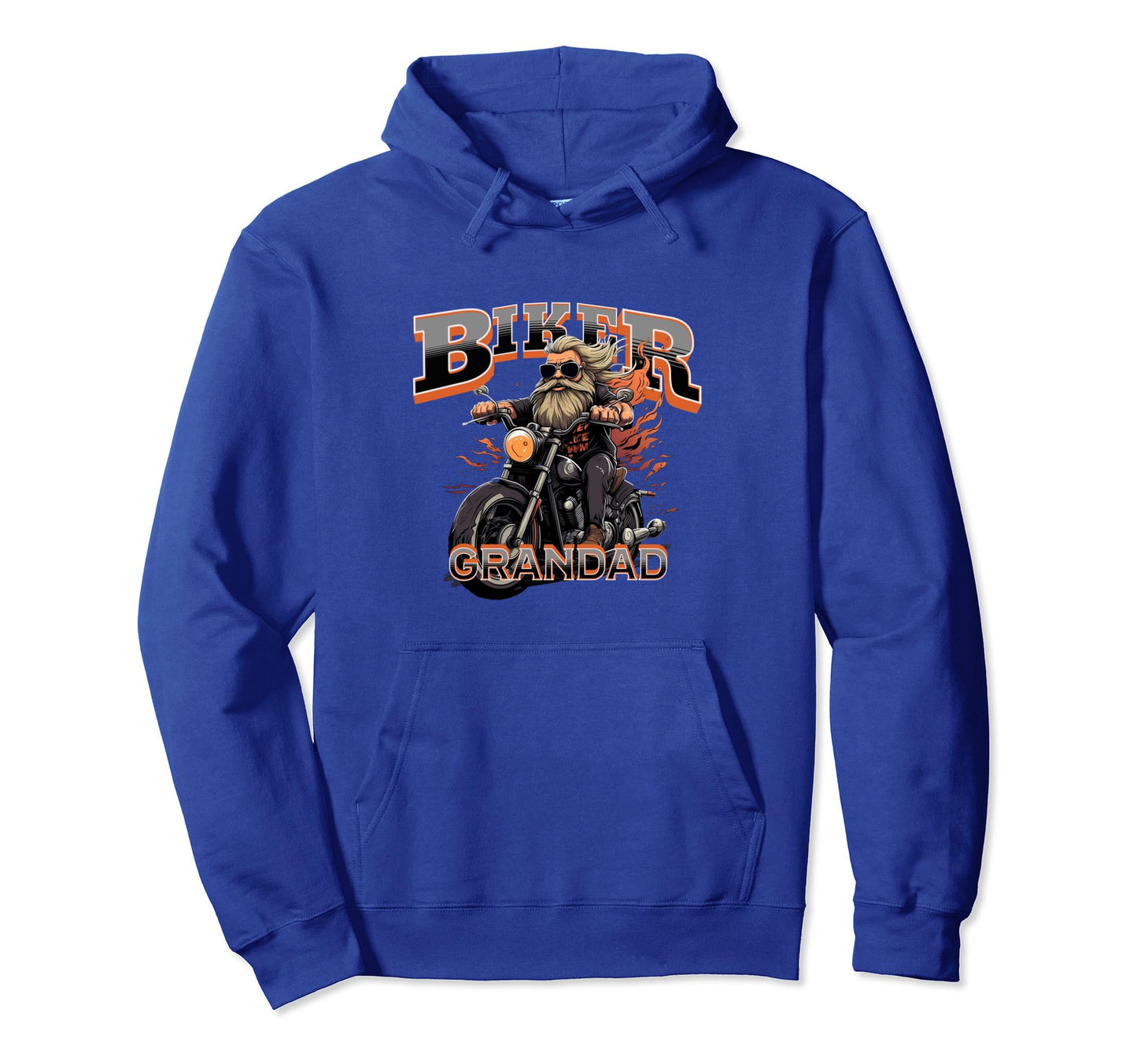 Mens Motorbike Biker Grandpa Hoodie - Casual Everyday Wear Men Women - T-Shirt, Sweatshirt, Hoodie