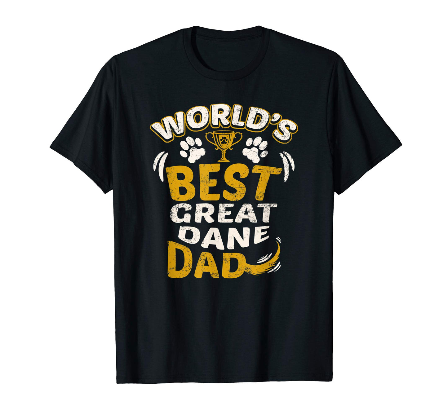 Worlds Best Great Dane Dad Dog Owner T-Shirt - Novelty Apparel for Adults - T-Shirt, Sweatshirt, Hoodie
