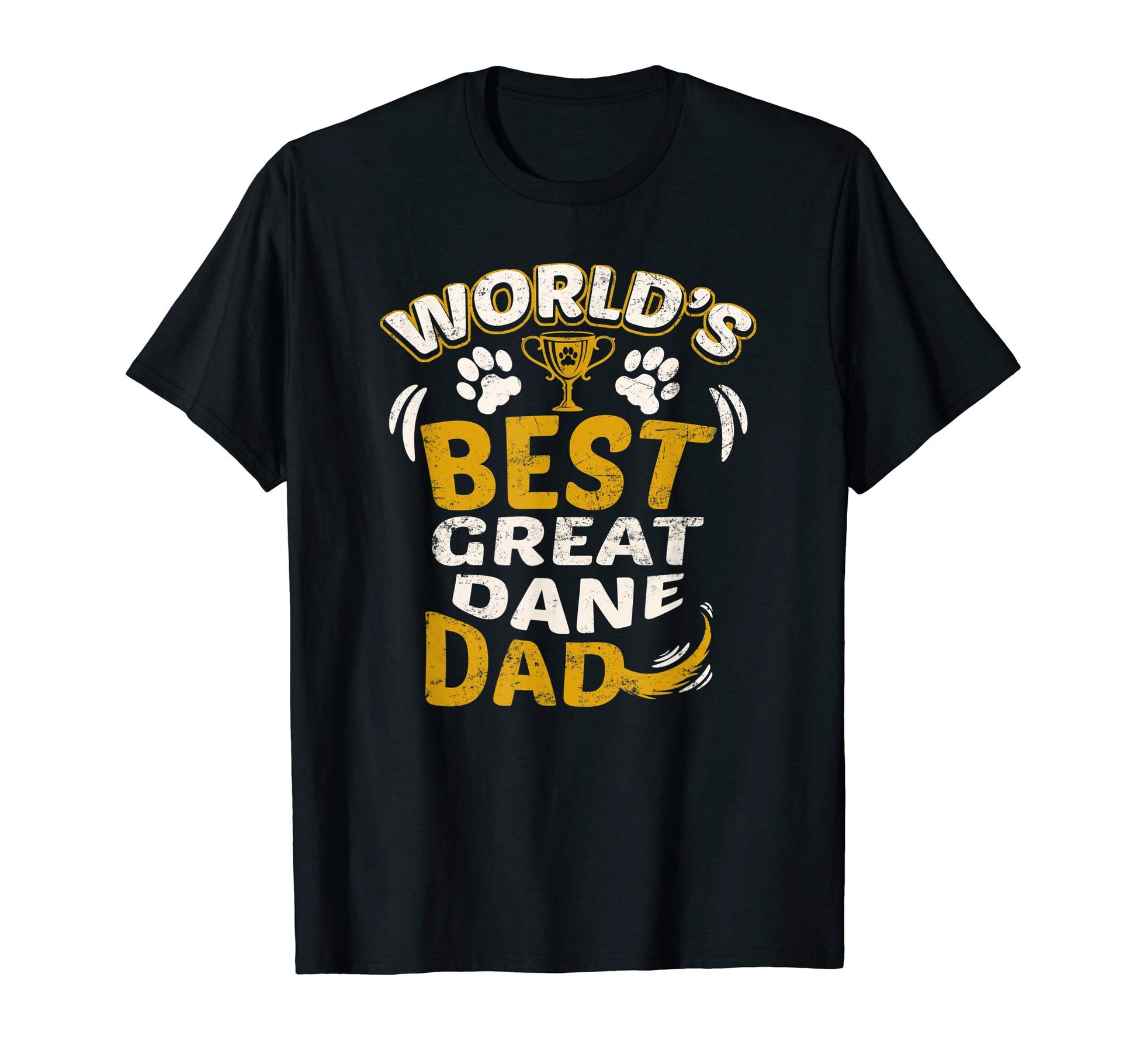Worlds Best Great Dane Dad Dog Owner T-Shirt - Novelty Apparel for Adults - T-Shirt, Sweatshirt, Hoodie
