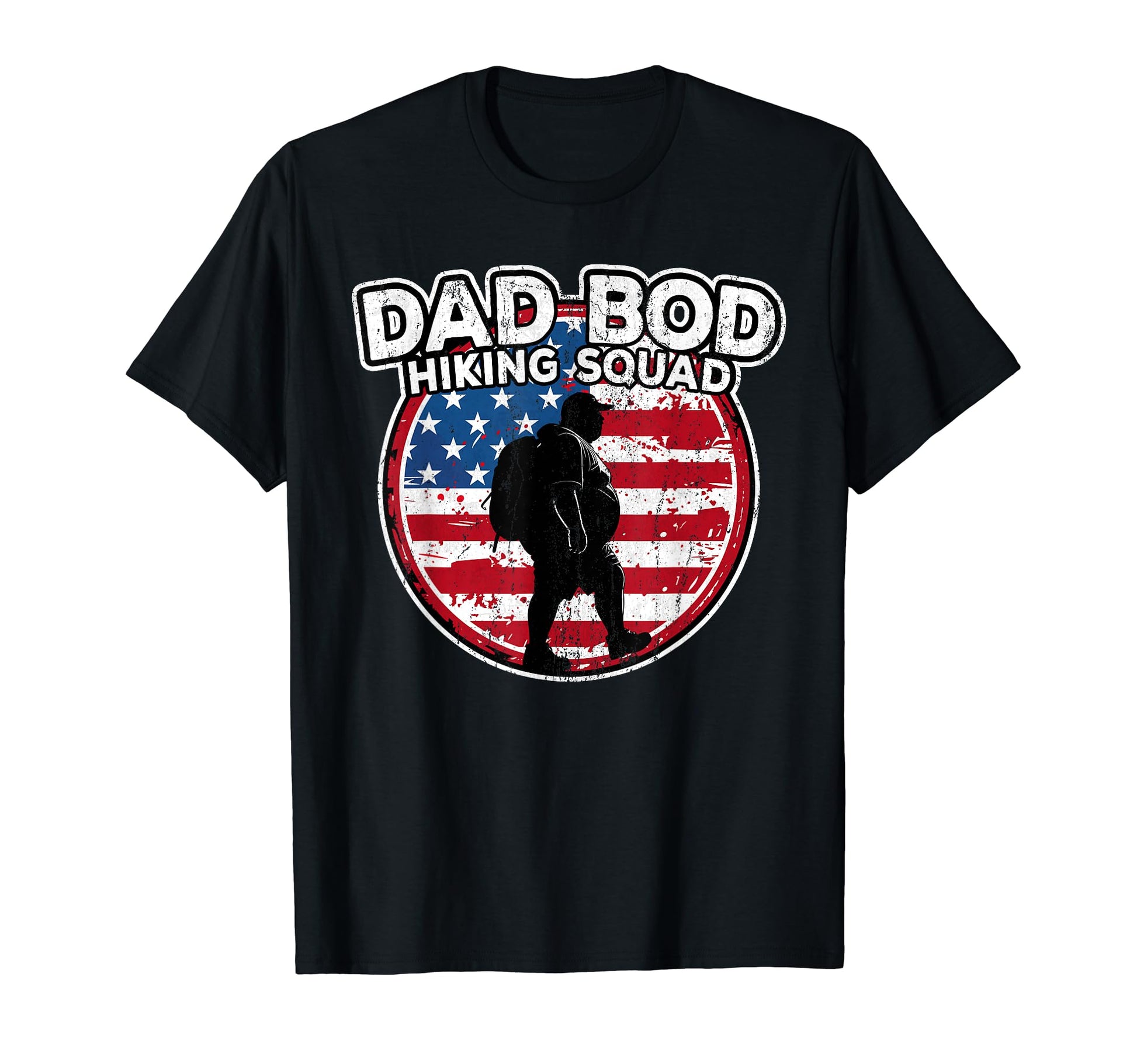 Dad Bod Hiking Squad Hiking Dad T-Shirt - Casual Everyday Wear for Adults - T-Shirt, Sweatshirt, Hoodie