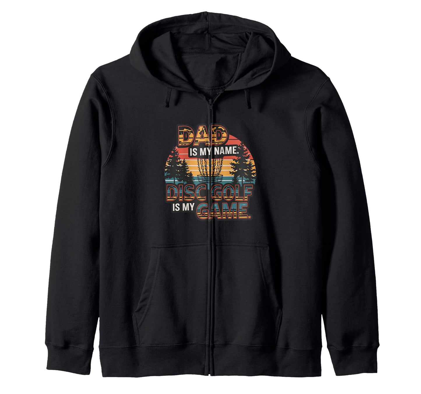 Dad Passionate About Disc Golf Fun Hoodie - Novelty Apparel for Adults - T-Shirt, Sweatshirt, Hoodie