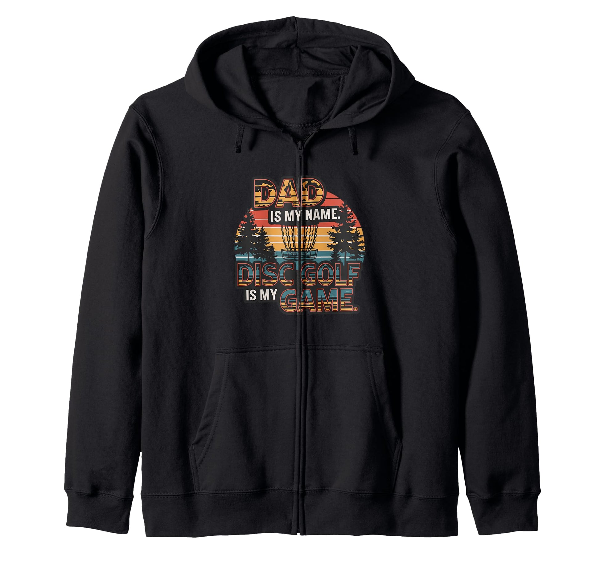 Dad Passionate About Disc Golf Fun Hoodie - Novelty Apparel for Adults - T-Shirt, Sweatshirt, Hoodie