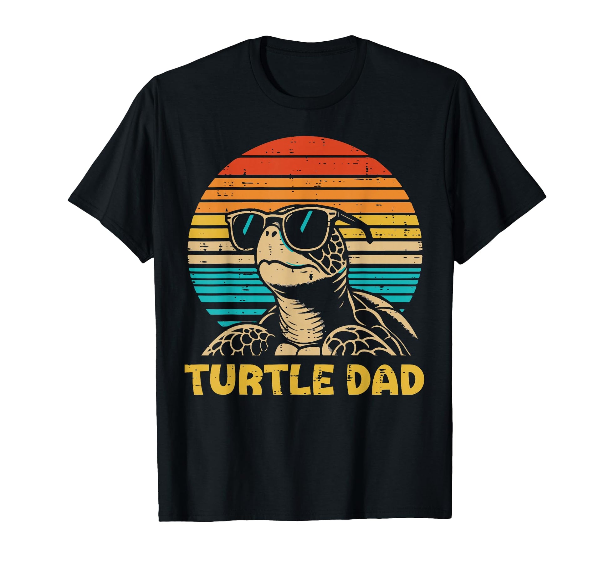 Fathers Day Turtle Dad Sunglasses T-Shirt - Unique Graphic for Adults - T-Shirt, Sweatshirt, Hoodie