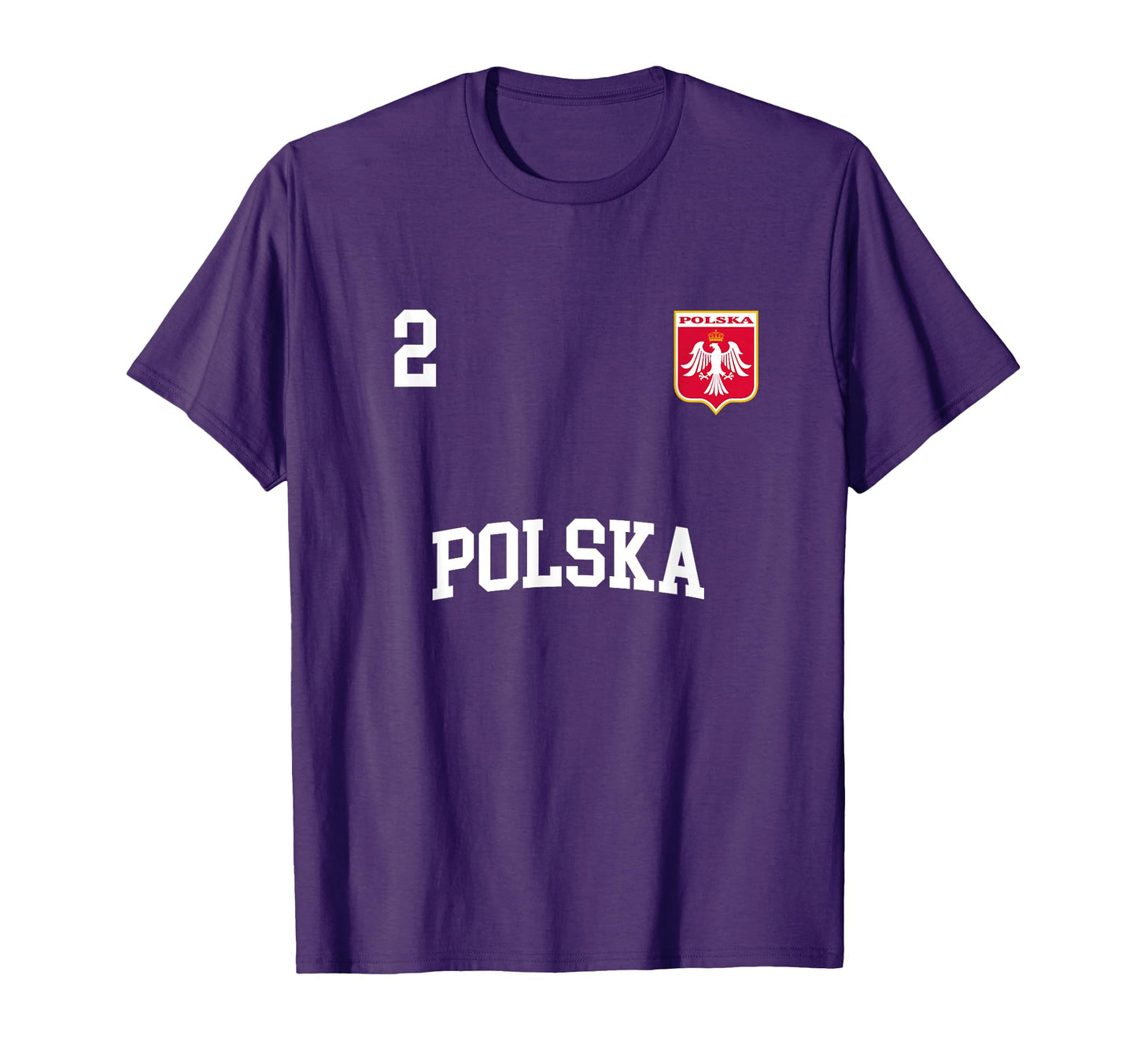 Poland Team Sports Number 2 Soccer T-Shirt - Minimalist Print Unisex - T-Shirt, Sweatshirt, Hoodie