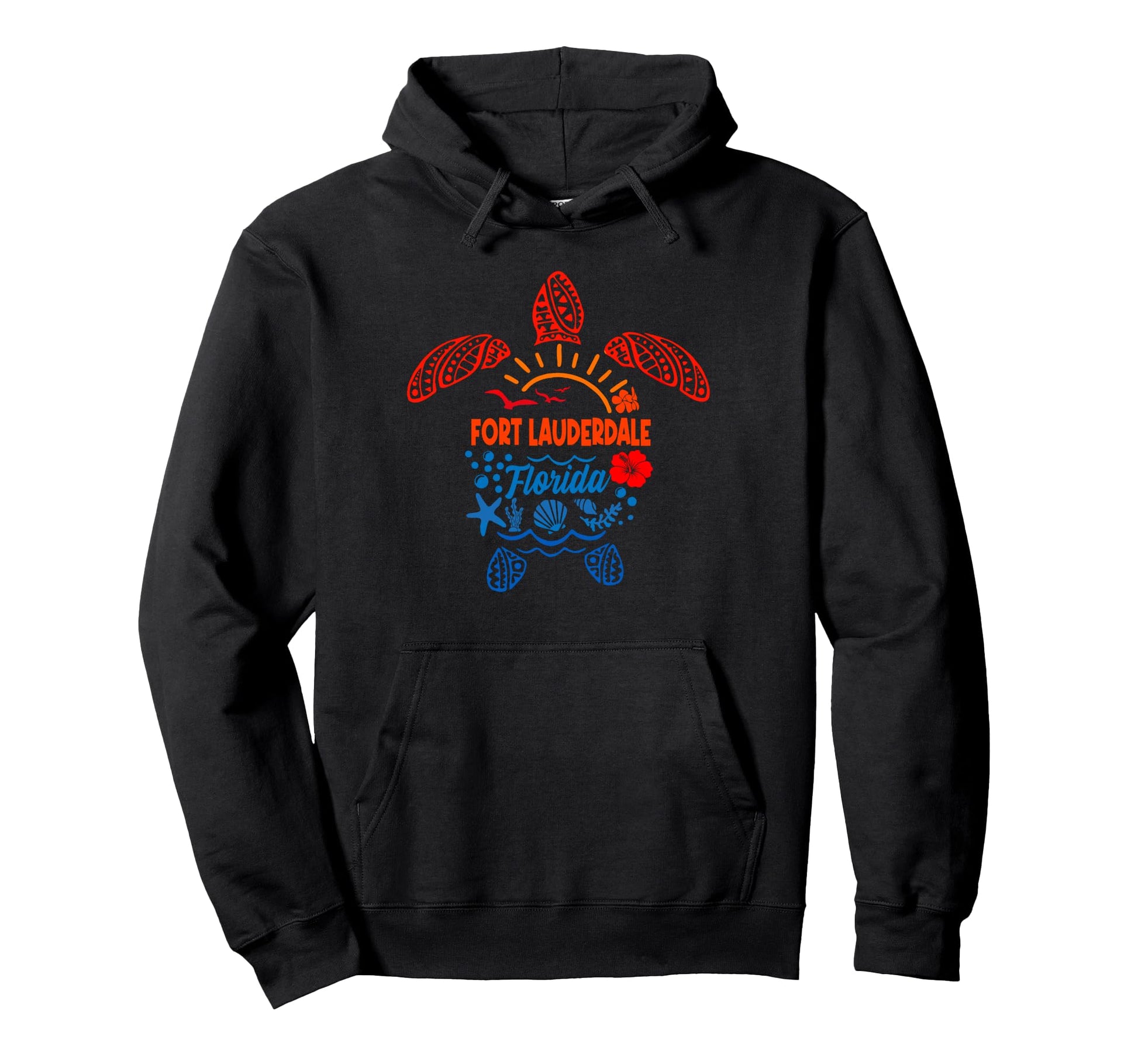 Fort Lauderdale Sea Turtle Hoodie - Casual Everyday Wear for Adults - T-Shirt, Sweatshirt, Hoodie