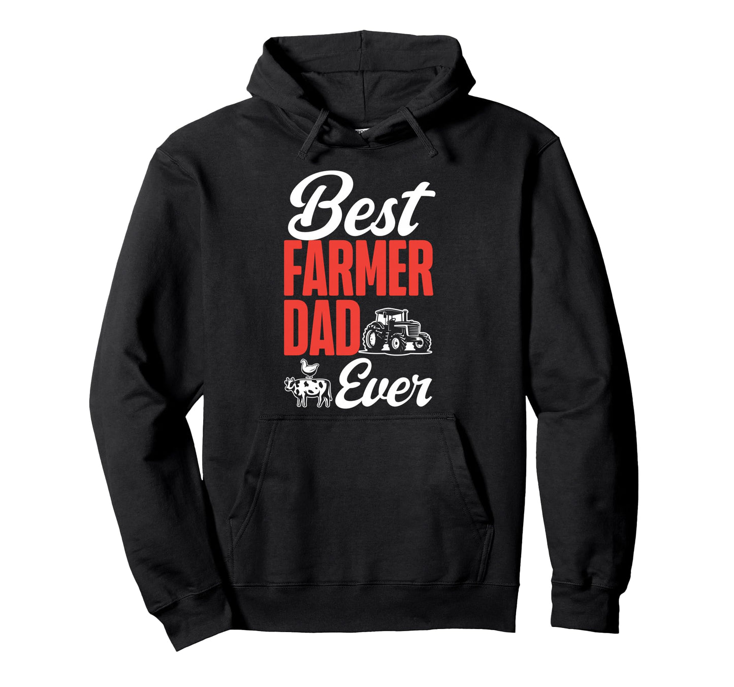 Farming Farmer Dad Father Tractor Best Hoodie - Unique Graphic Men Women - T-Shirt, Sweatshirt, Hoodie