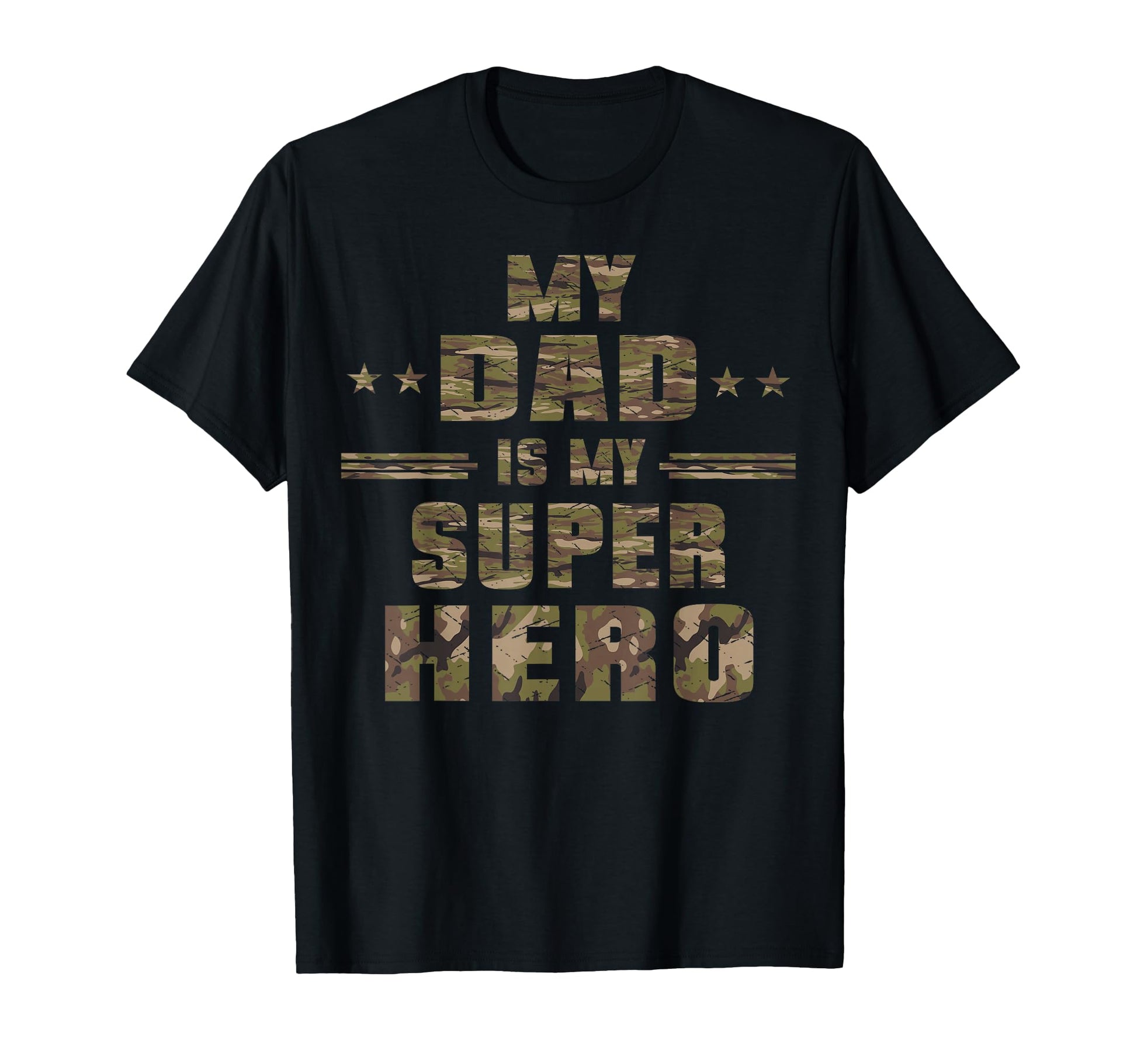 My Dad Is My Super Hero Daddy Pa T-Shirt - Custom Art Print for Adults - T-Shirt, Sweatshirt, Hoodie