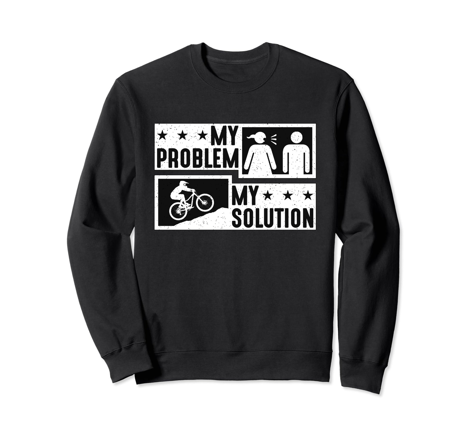 My Problem My Pictogram Dad Mom Sweatshirt - Trendy Graphic Unisex - T-Shirt, Sweatshirt, Hoodie