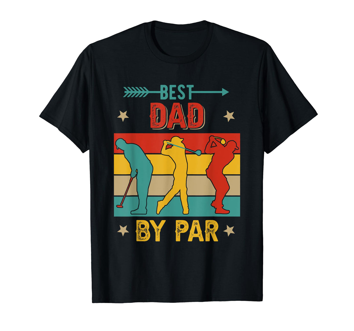 Best Dad Par Fathers Day Golf Player T-Shirt - Trendy Graphic for Adults - T-Shirt, Sweatshirt, Hoodie