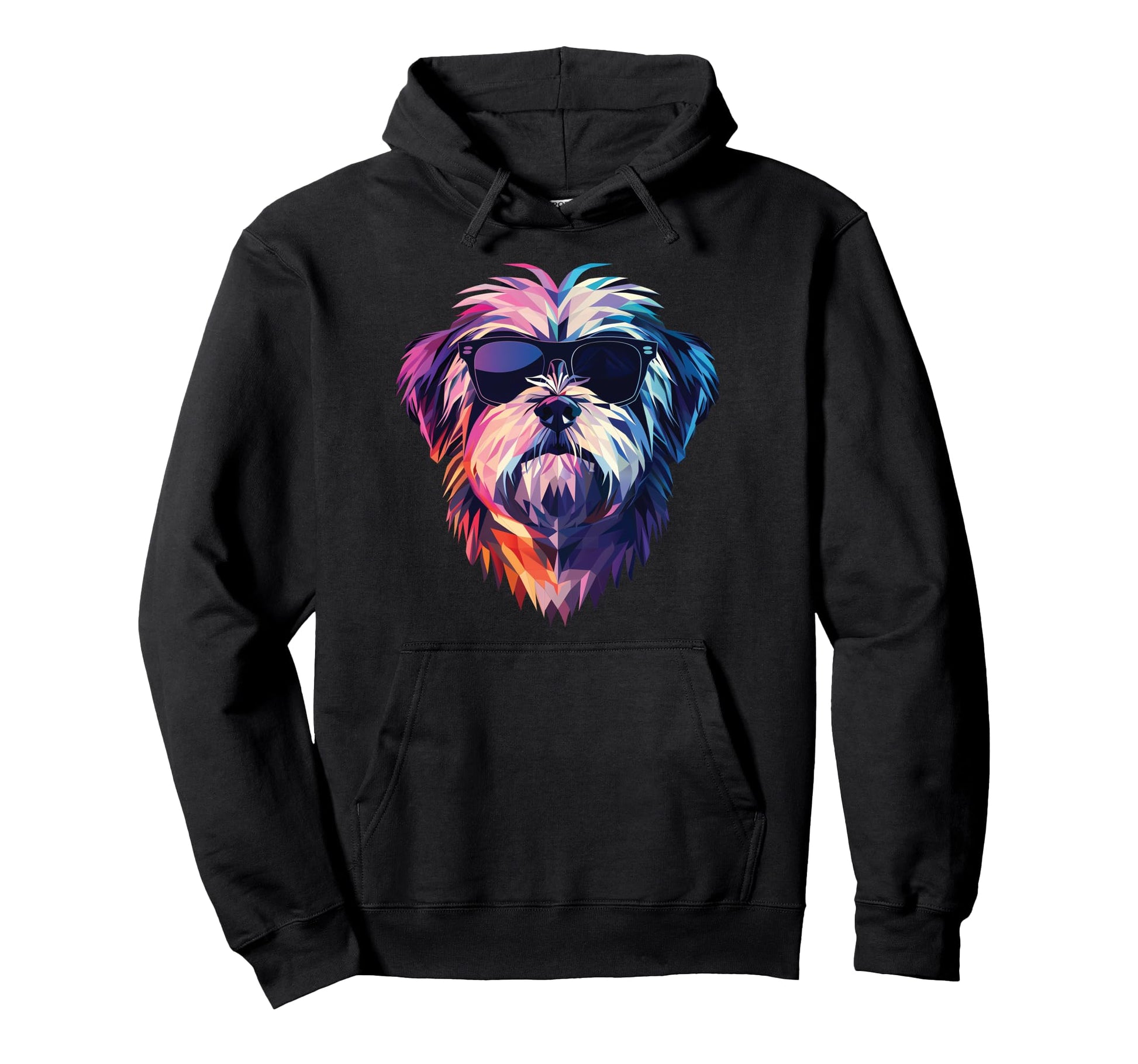 Dog Dad Mom Sunglasses Tibetan Terrier Hoodie - Novelty Apparel Men Women - T-Shirt, Sweatshirt, Hoodie