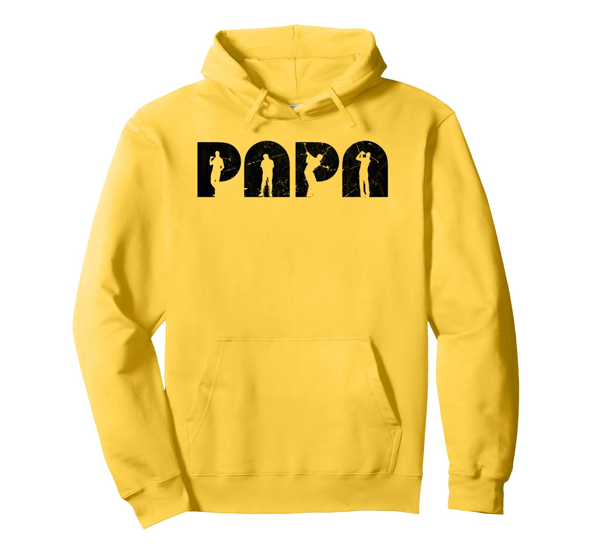 Papa Golf Dad Golfing Father Day Hoodie - Custom Art Print for Adults - T-Shirt, Sweatshirt, Hoodie
