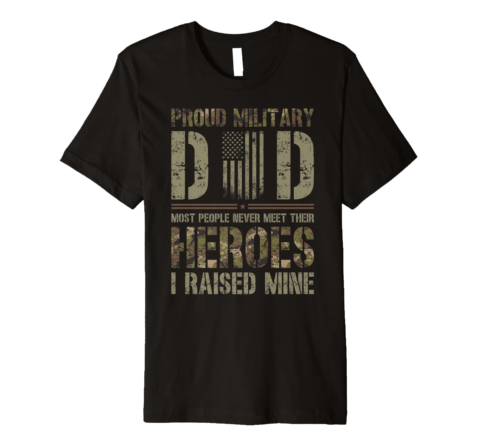 Mens Proud Military Dad Military T-Shirt - Aesthetic Graphic Men Women - T-Shirt, Sweatshirt, Hoodie