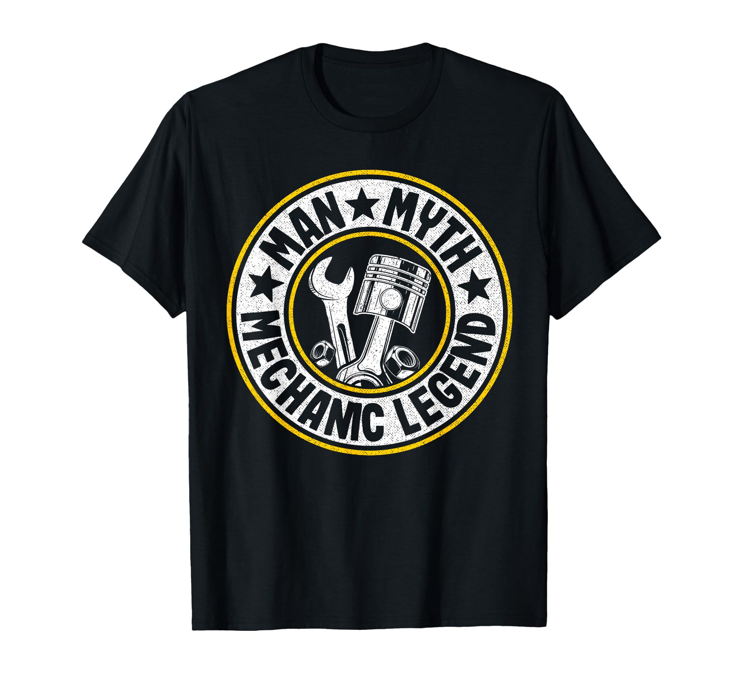 Myth Mechanic Legend Car Guy Garage Dad T-Shirt - Trendy Graphic Unisex - T-Shirt, Sweatshirt, Hoodie