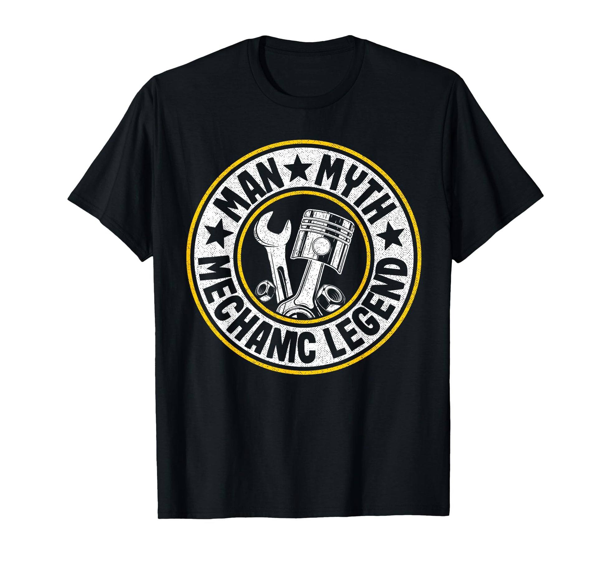 Myth Mechanic Legend Car Guy Garage Dad T-Shirt - Trendy Graphic Unisex - T-Shirt, Sweatshirt, Hoodie