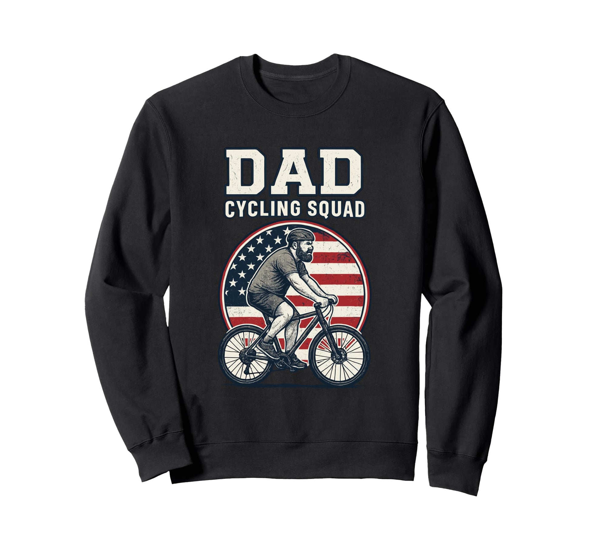 Cycling Dad Biker Daddy Cyclist Papa Sweatshirt - Streetwear Style Unisex - T-Shirt, Sweatshirt, Hoodie