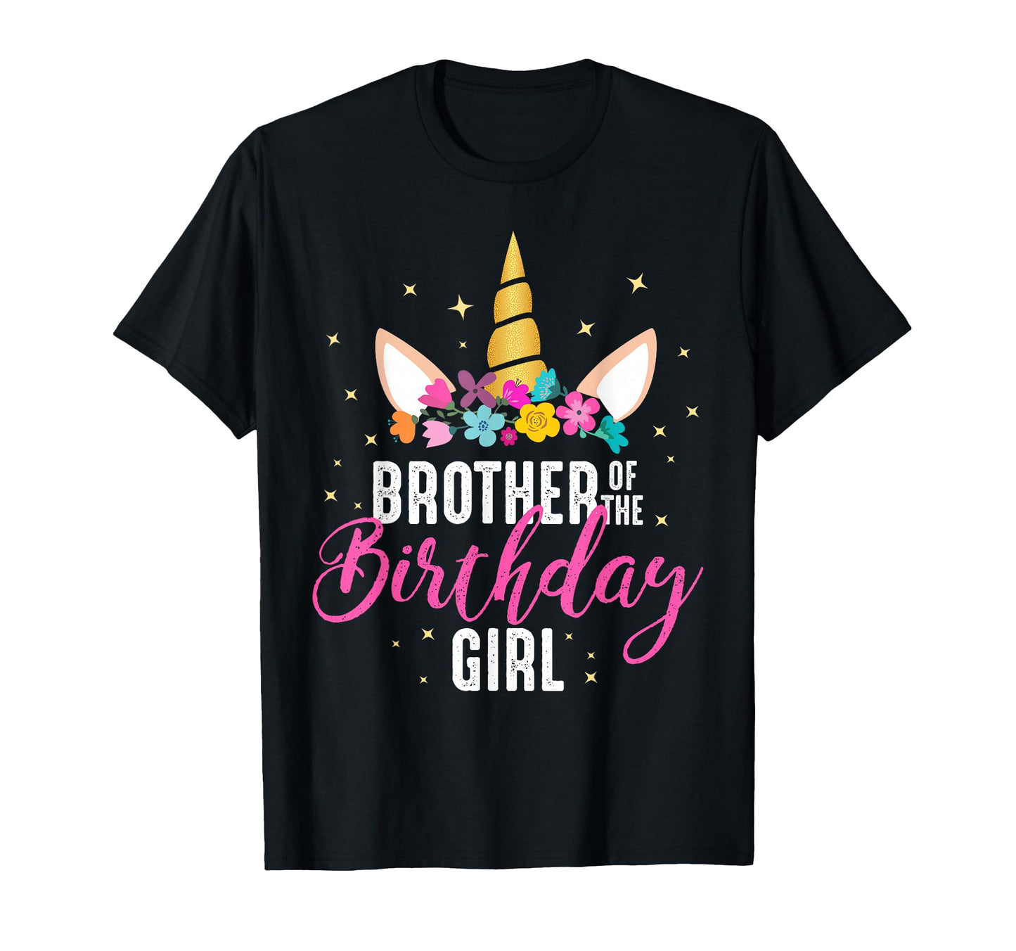Brother Birthday Sibling Gift Unicorn T-Shirt - Graphic Print Unisex - T-Shirt, Sweatshirt, Hoodie
