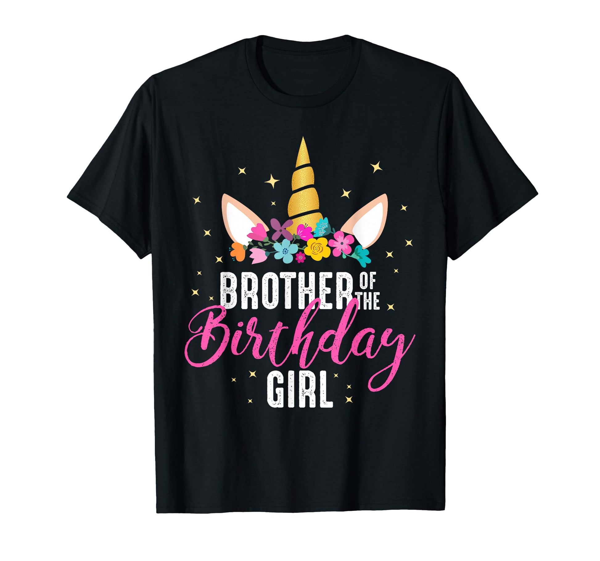 Brother Birthday Sibling Gift Unicorn T-Shirt - Graphic Print Unisex - T-Shirt, Sweatshirt, Hoodie