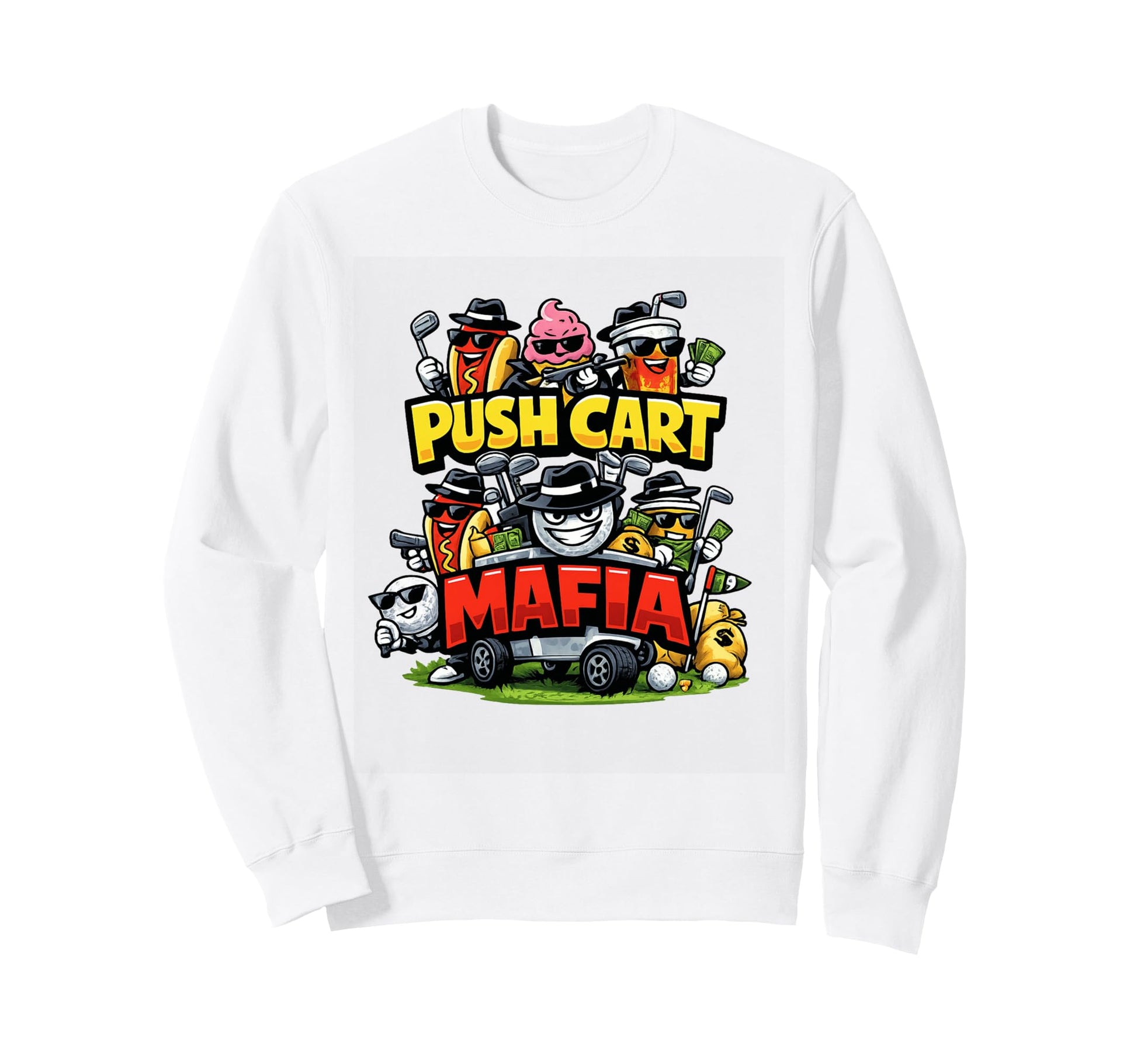Golf Gifts Dad Fathers Day Golf Gifts Sweatshirt - Custom Art Print Unisex - T-Shirt, Sweatshirt, Hoodie