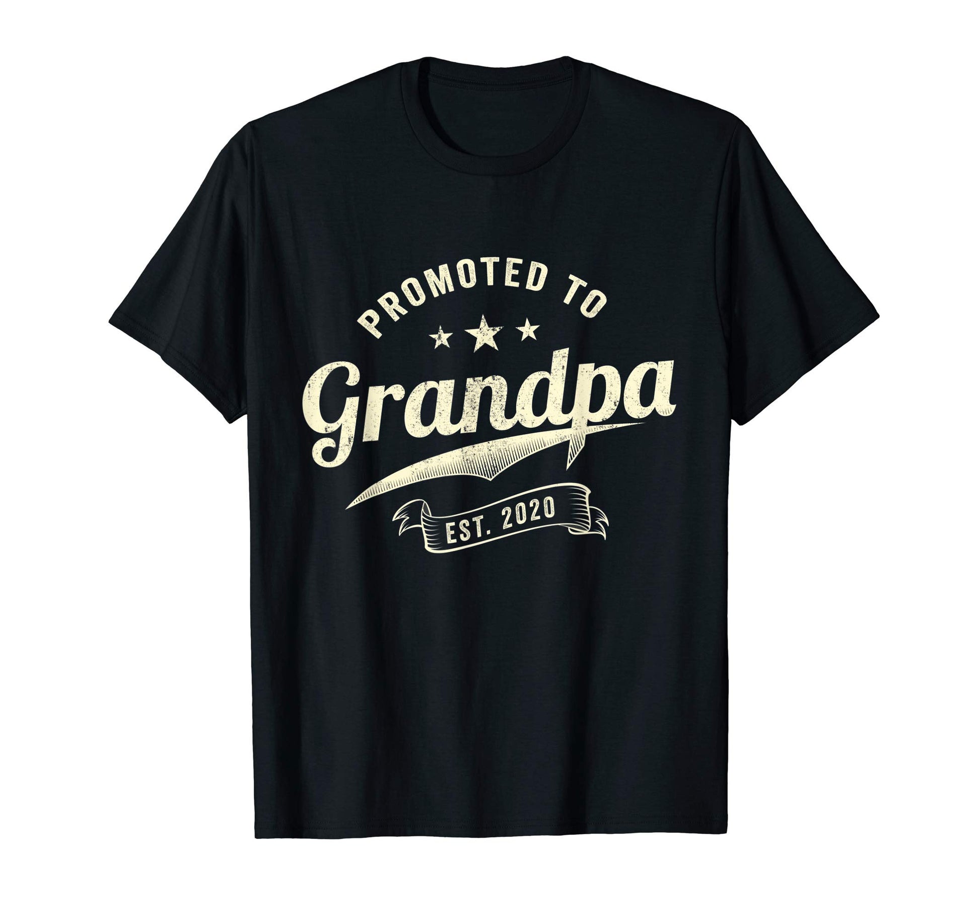 Mens Promoted To Grandpa Est 2020 New T-Shirt - Trendy Graphic Men Women - T-Shirt, Sweatshirt, Hoodie