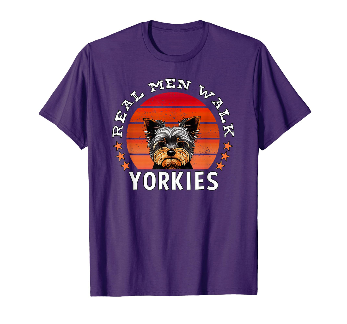 Mens Yorkshire Terrier Dog Dad Real T-Shirt - Aesthetic Graphic for Adults - T-Shirt, Sweatshirt, Hoodie