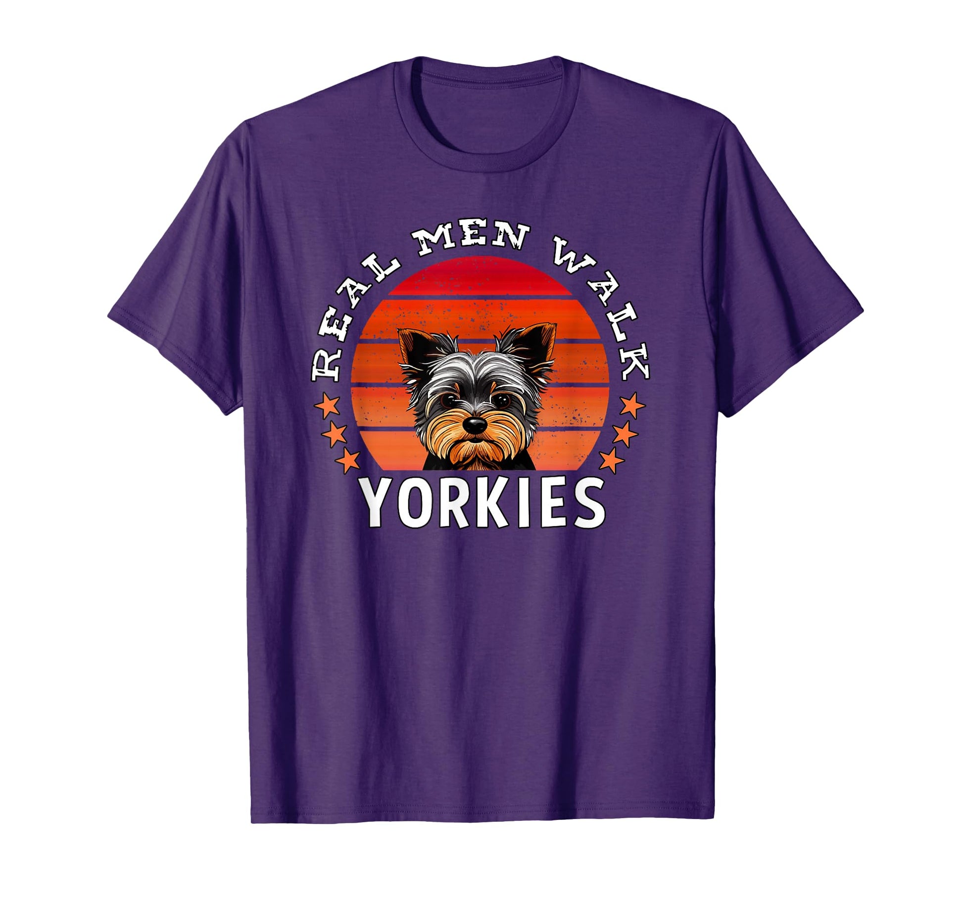 Mens Yorkshire Terrier Dog Dad Real T-Shirt - Aesthetic Graphic for Adults - T-Shirt, Sweatshirt, Hoodie