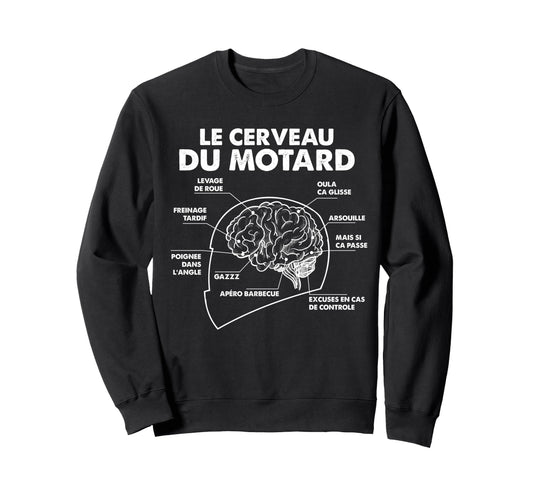 Biker Motorcycle Gift Sweatshirt - Casual Everyday Wear Men Women - T-Shirt, Sweatshirt, Hoodie