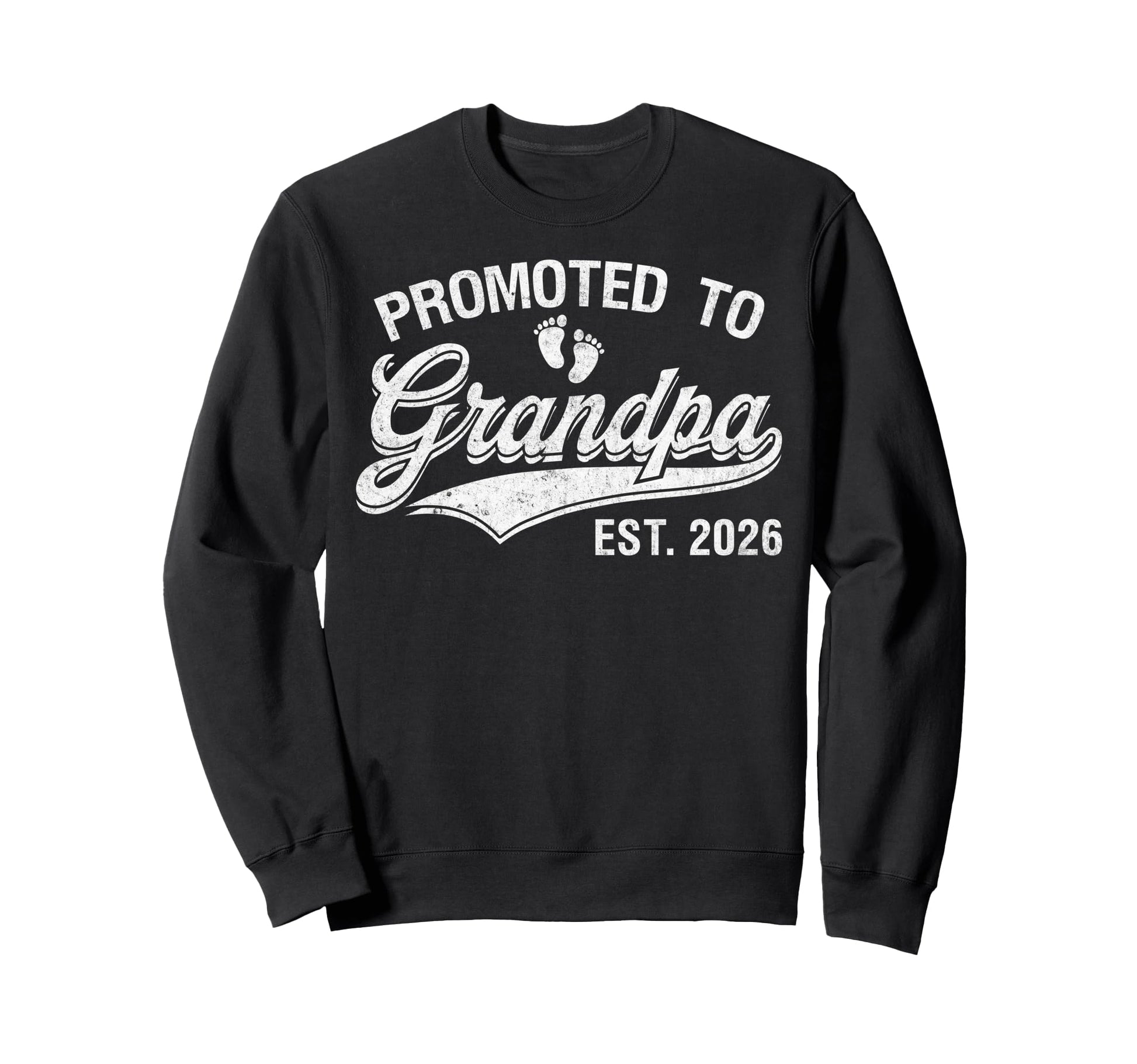 Promoted To Grandpa Est 2026 Soon Sweatshirt - Minimalist Print for Adults - T-Shirt, Sweatshirt, Hoodie