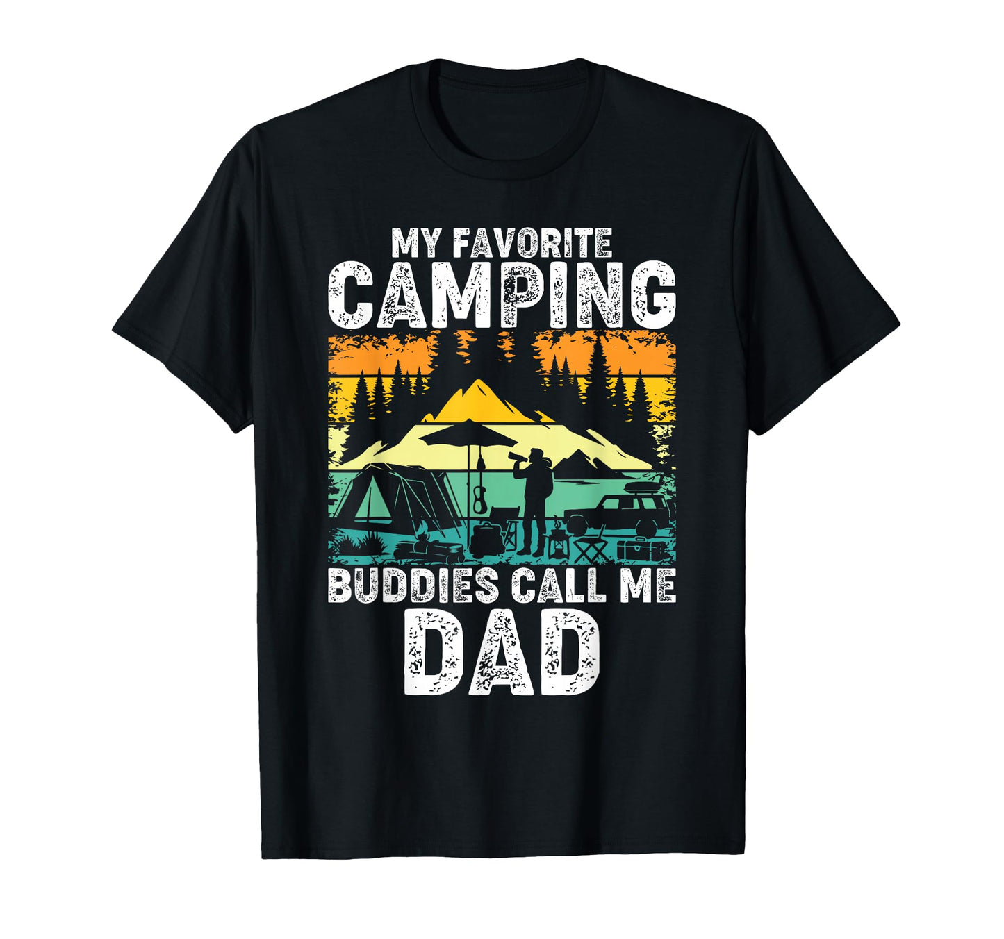 My Favorite Camping Buddies Call Me T-Shirt - Minimalist Print Men Women - T-Shirt, Sweatshirt, Hoodie